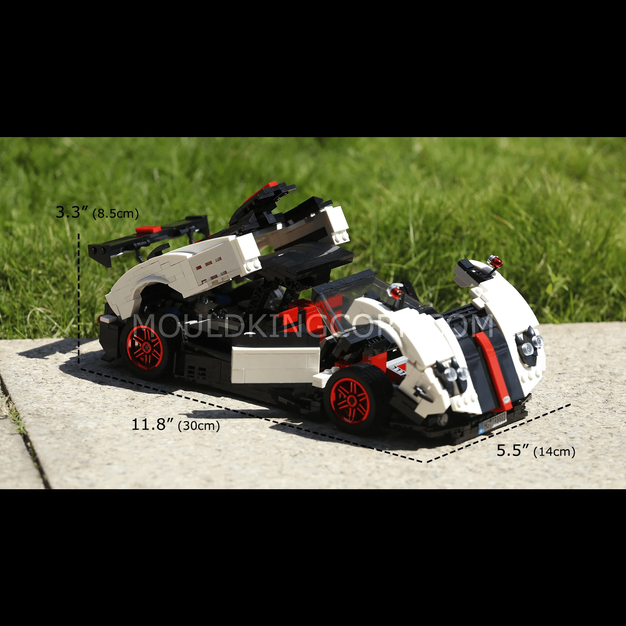 MOULD KING 13105 Zonda Sports Car Building Set | 960 PCS - Image 6