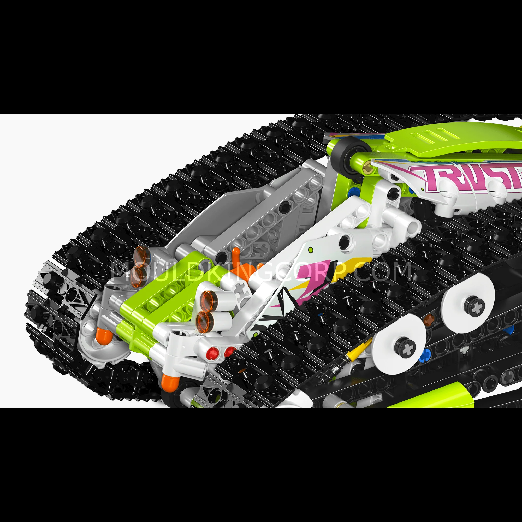 Mould King 13153 App-Controlled Tracked Racer Building Set | 836 PCS - Image 2