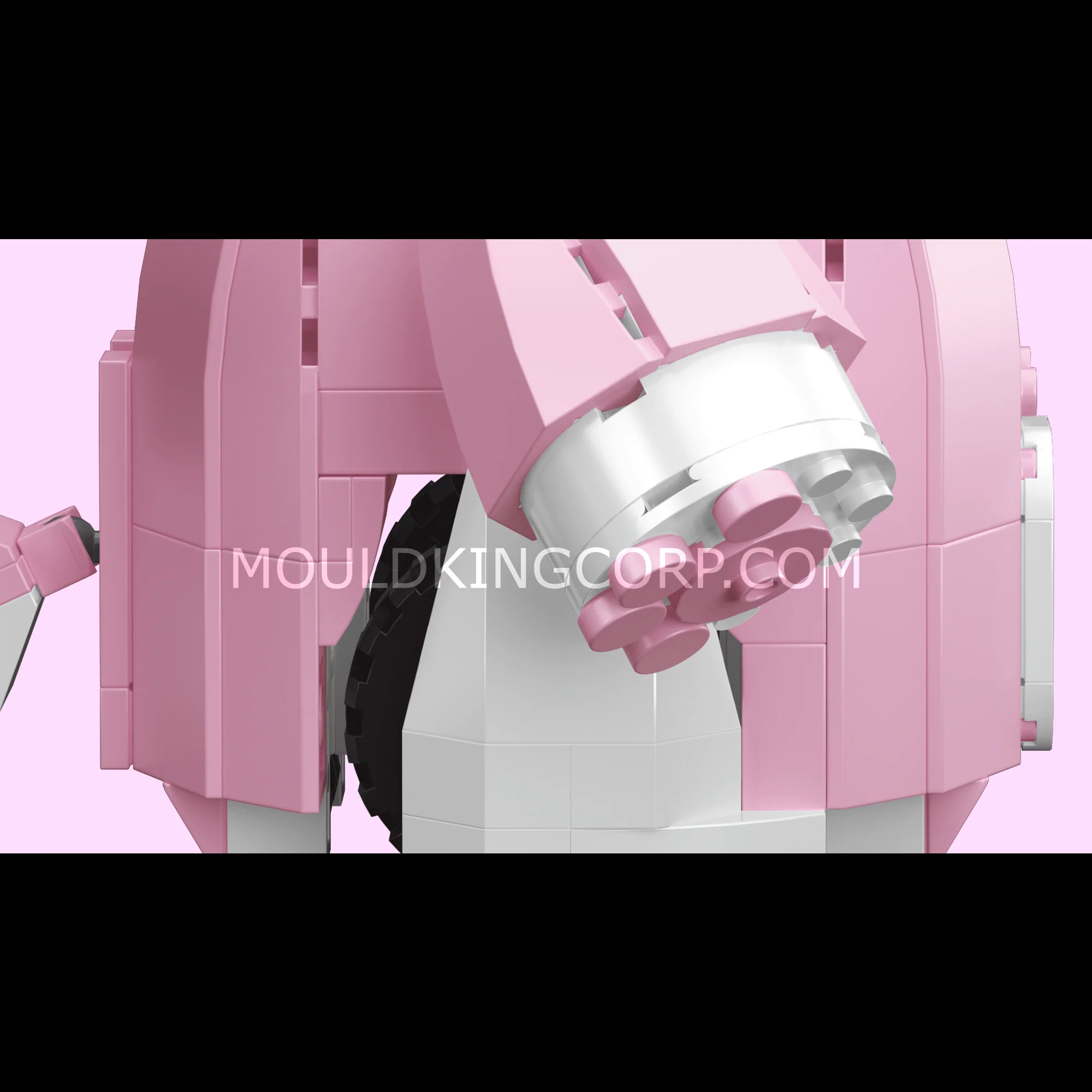 Mould King 13158 Pink Cute Fox Robot Building Set | 438 PCS - Image 4
