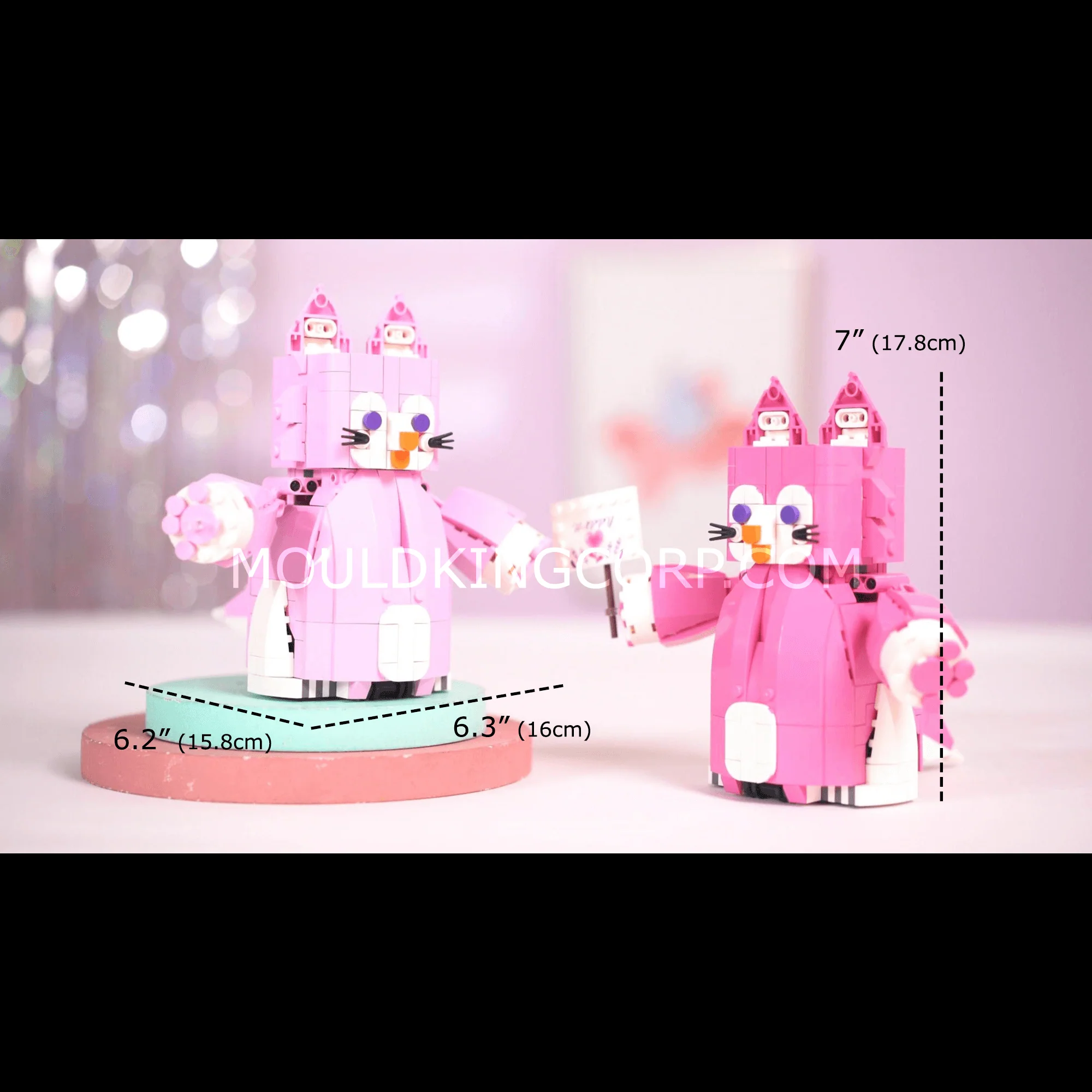 Mould King 13158 Pink Cute Fox Robot Building Set | 438 PCS - Image 5
