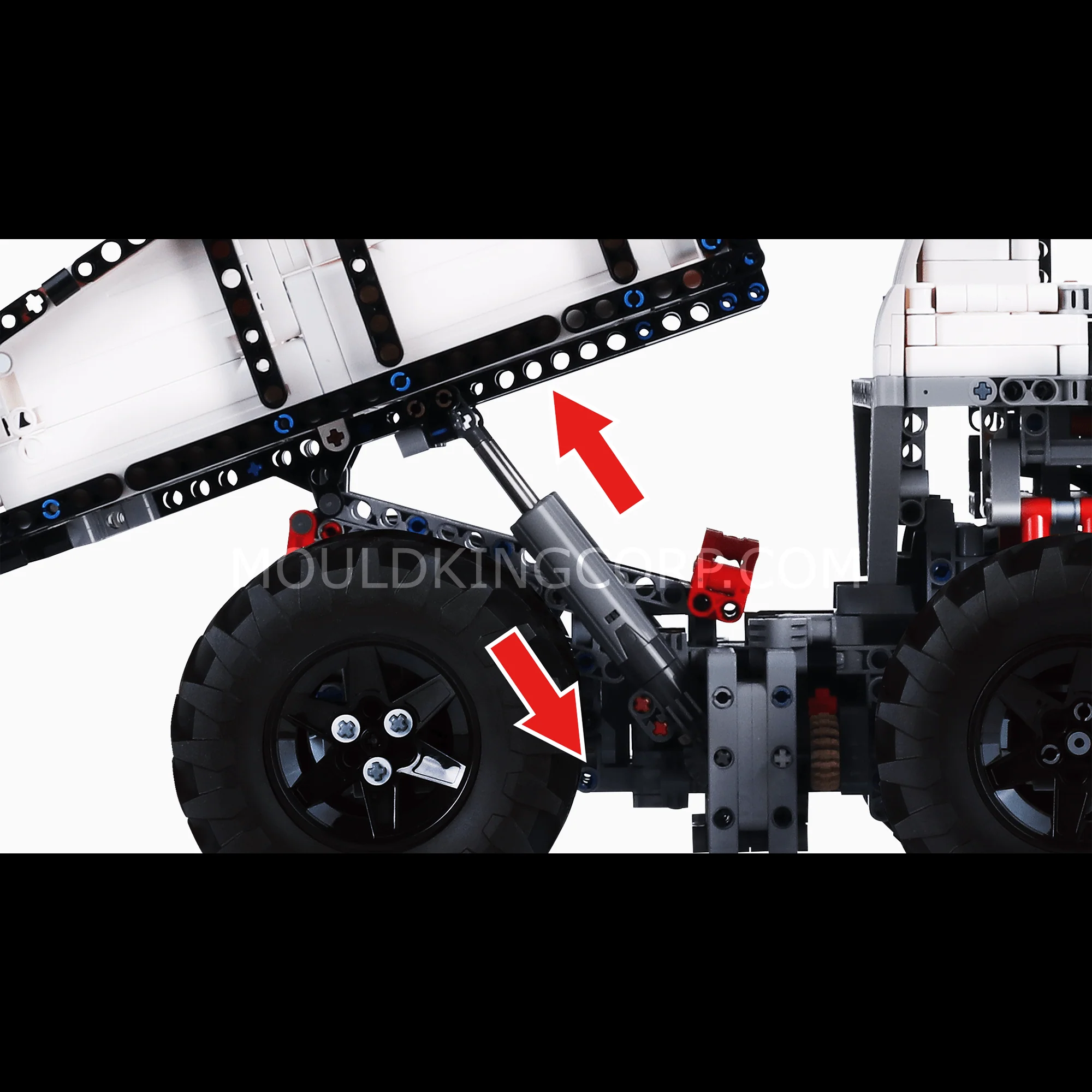 MOULD KING 13170 RC Mining Dump Truck Building Set | 2,044 PCS - Image 2