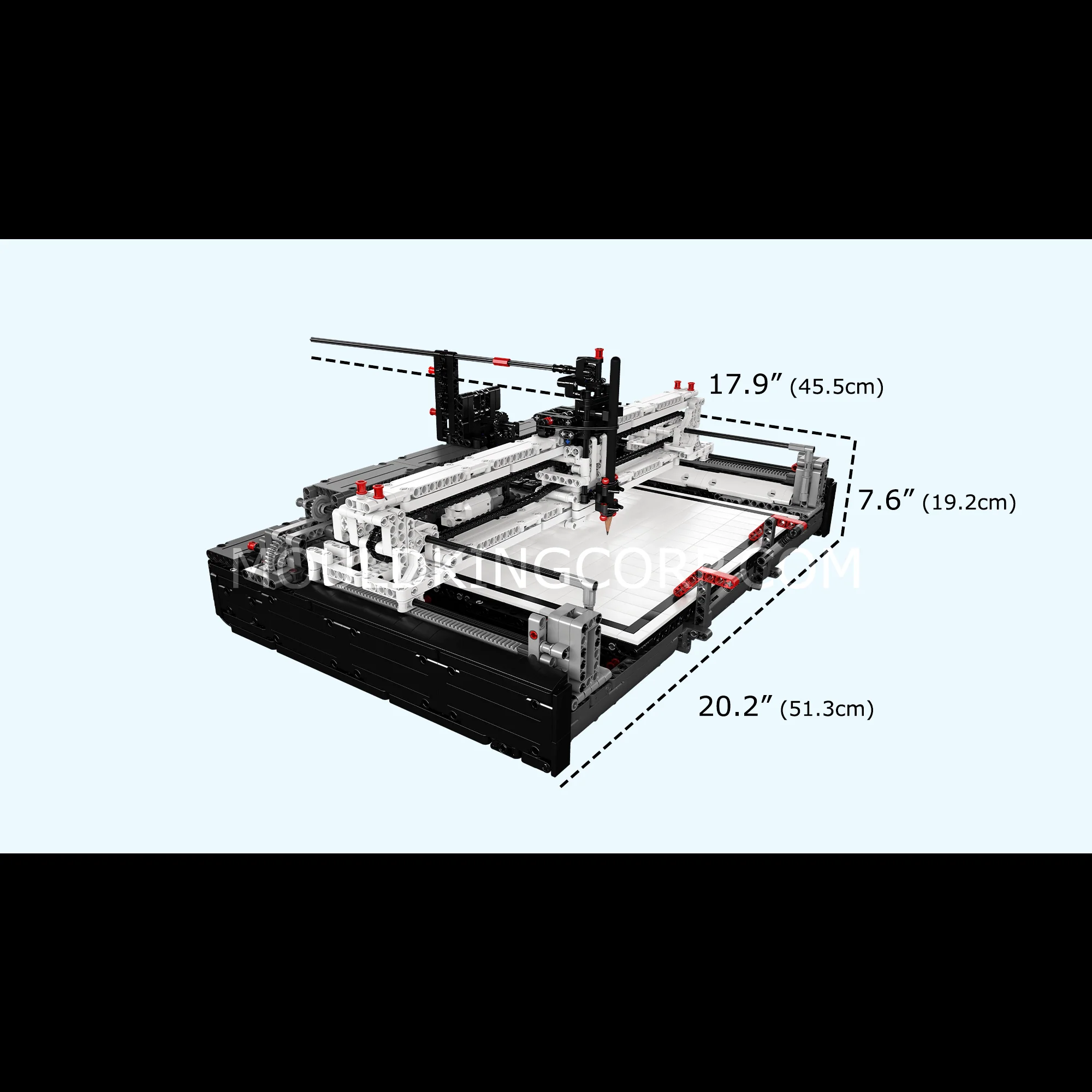 Mould King 13181 Electric Pen Plotter Building Set | 3,088 PCS - Image 6