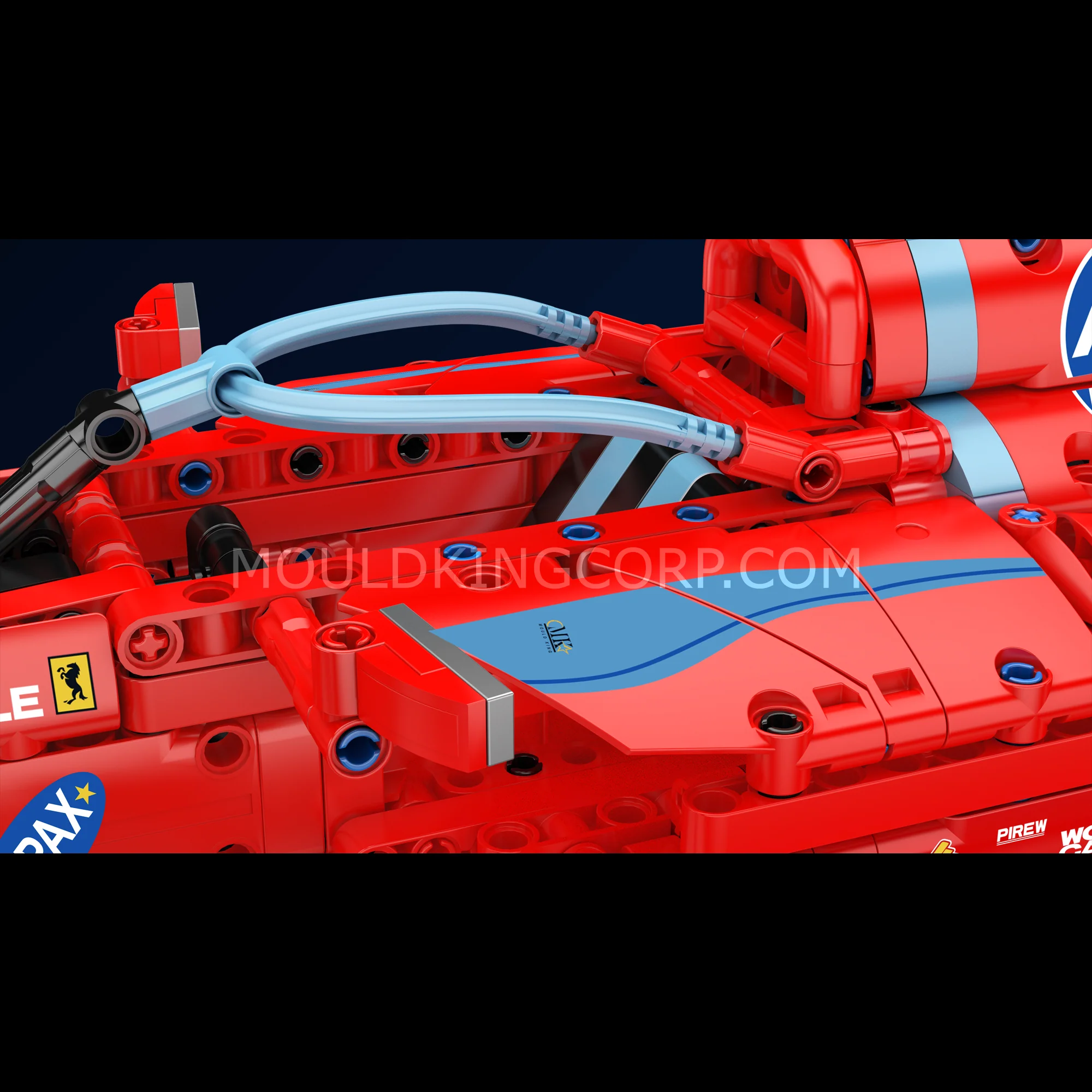 Mould King 13209 SF-24 Racing Car Model Building Set | 1,401 Pcs - Image 3