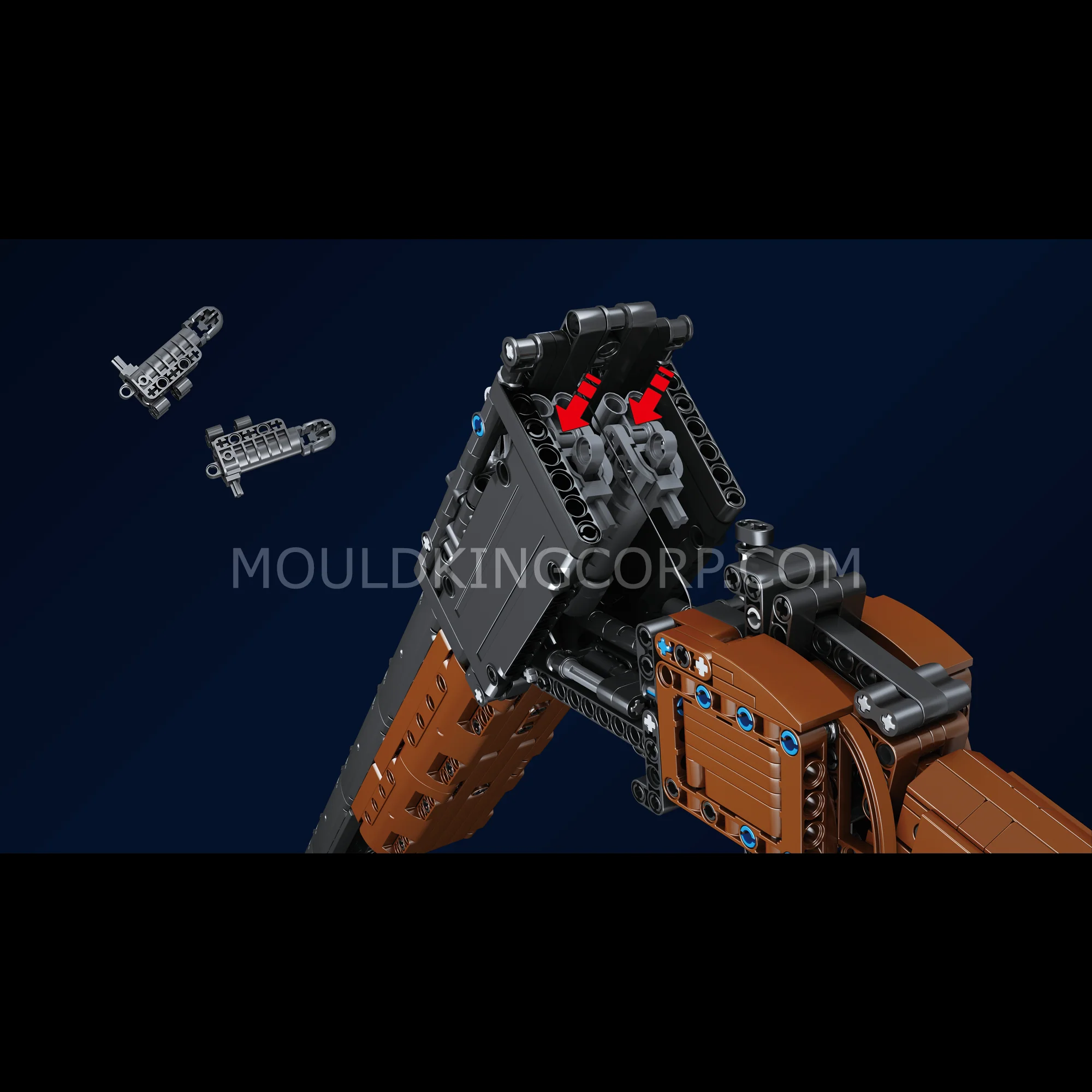MOULD KING 14016 Double Barrel Shot Toy Building Toy | 1,015 PCS - Image 3