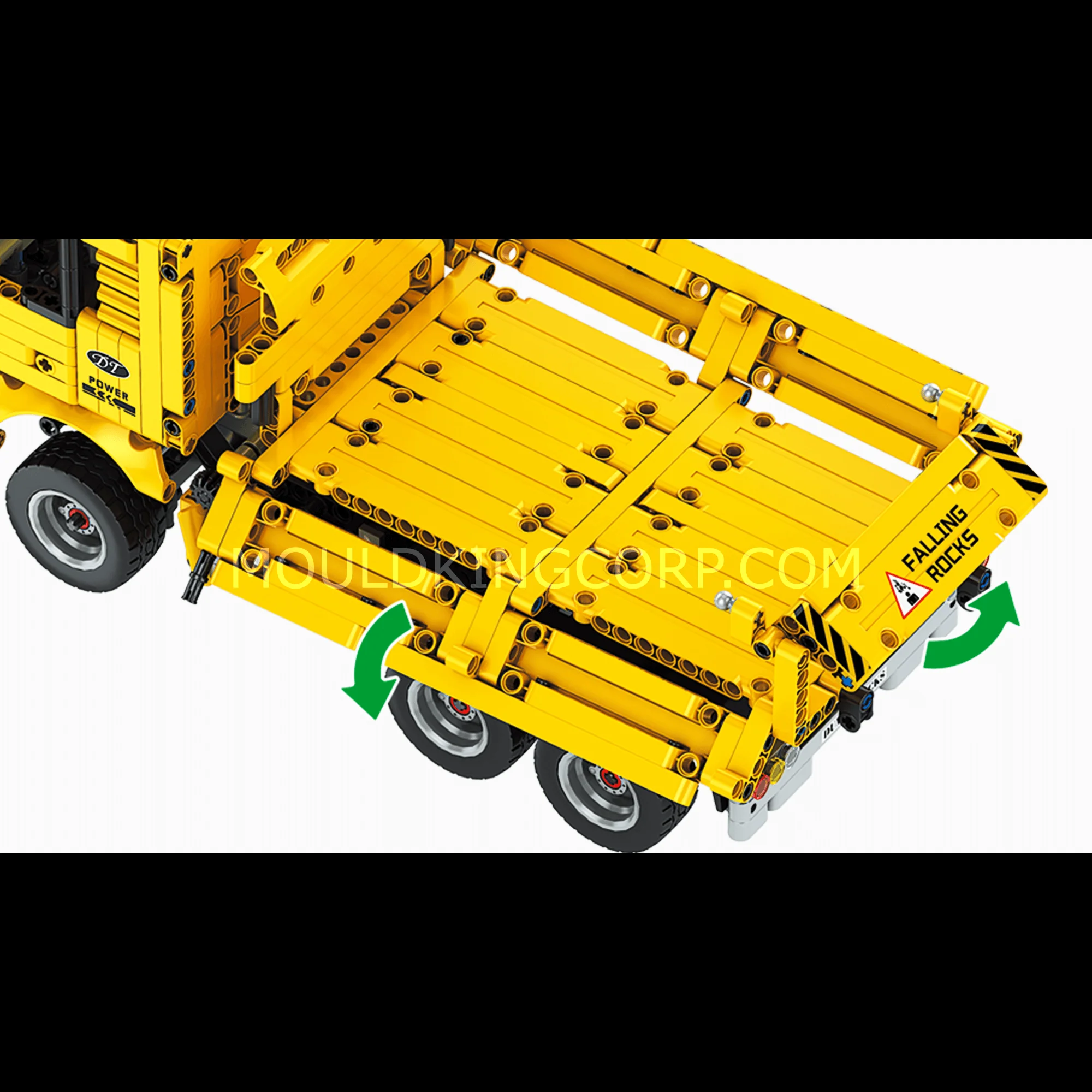 MOULD KING 15025 Remote Controlled Dump Truck Building Set | 1,012 PCS - Image 4