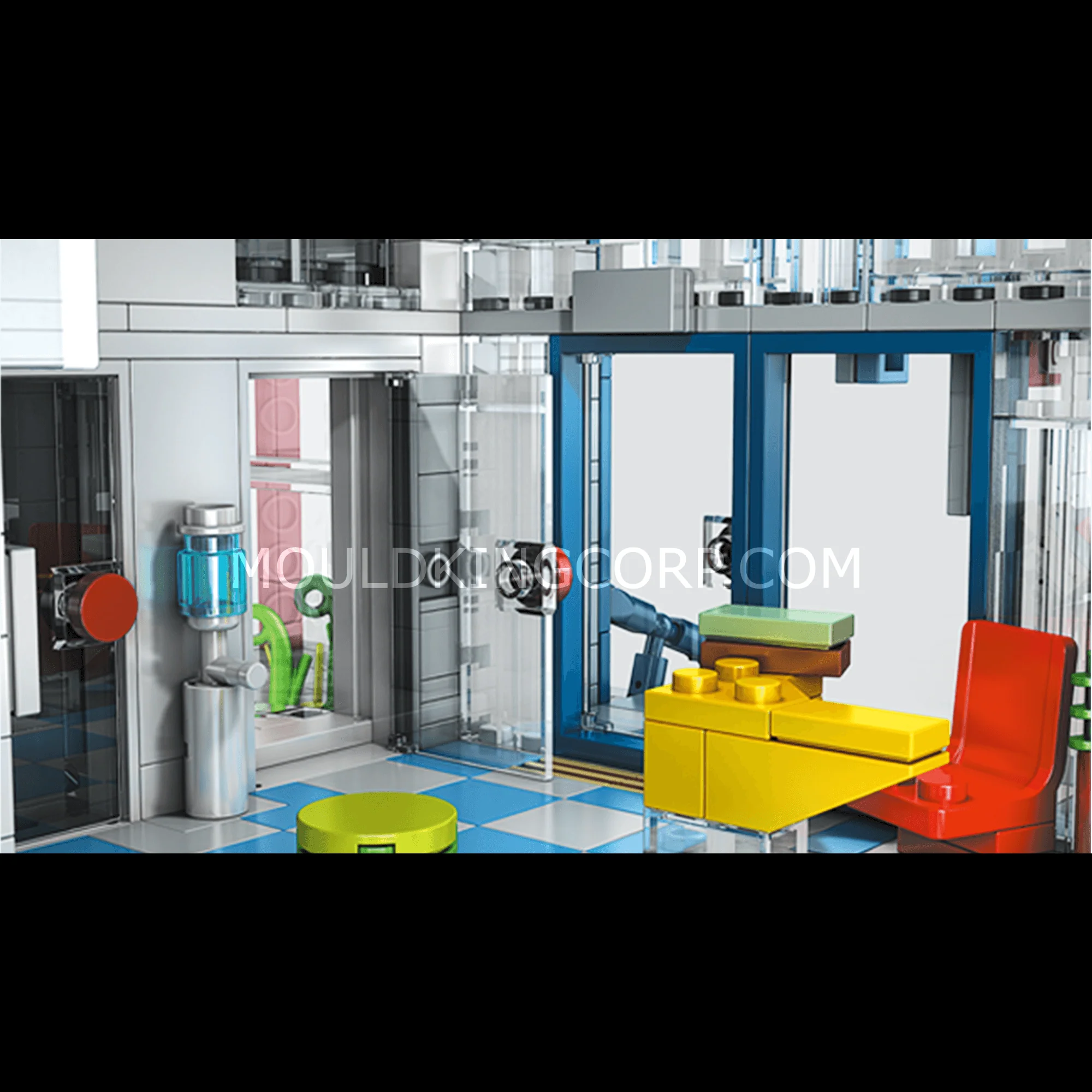 Mould King 16022 Modern Library Building Set | 2,788 PCS - Image 4