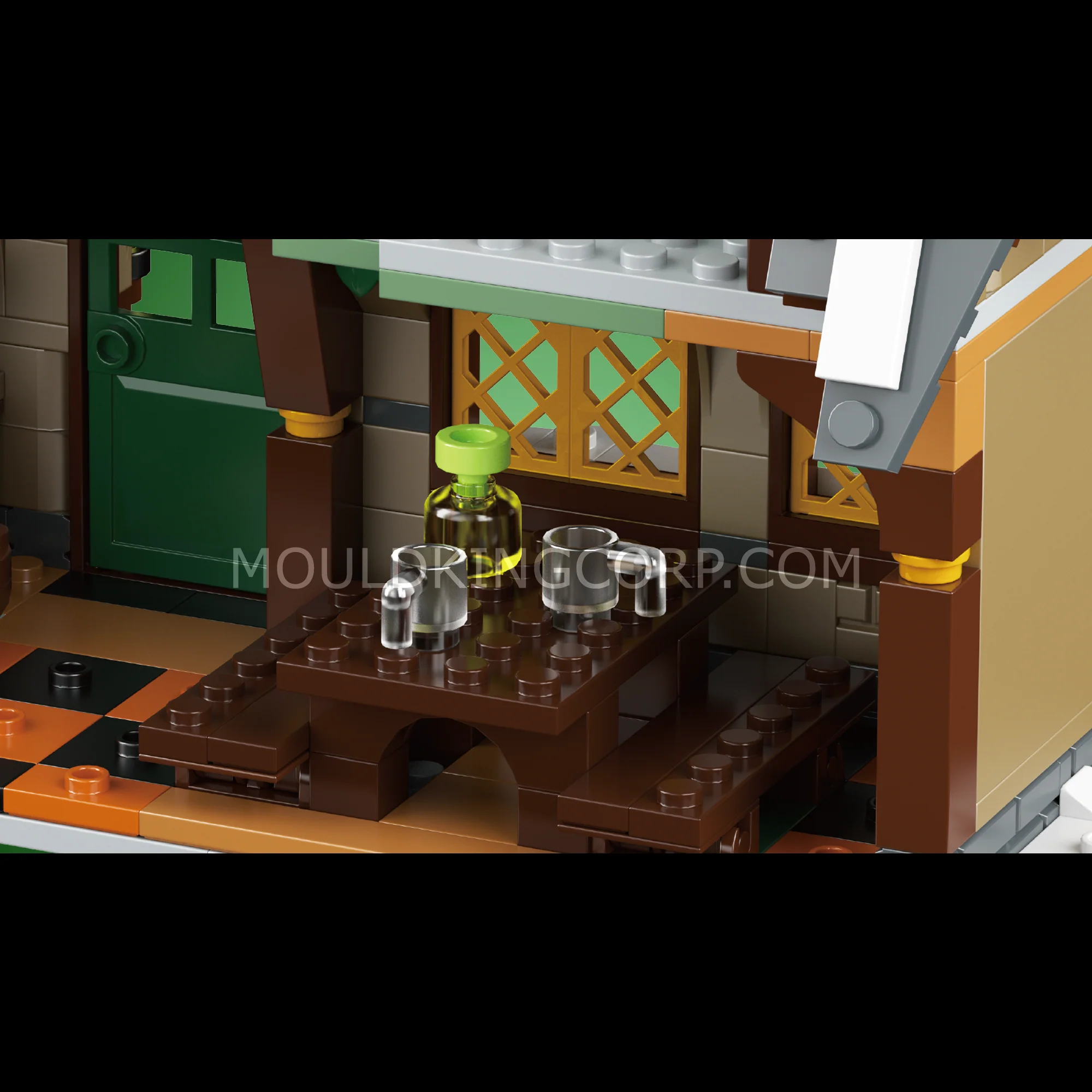 Mould King 16049 Christmas Cottage Building Set | 766 PCS - Image 3