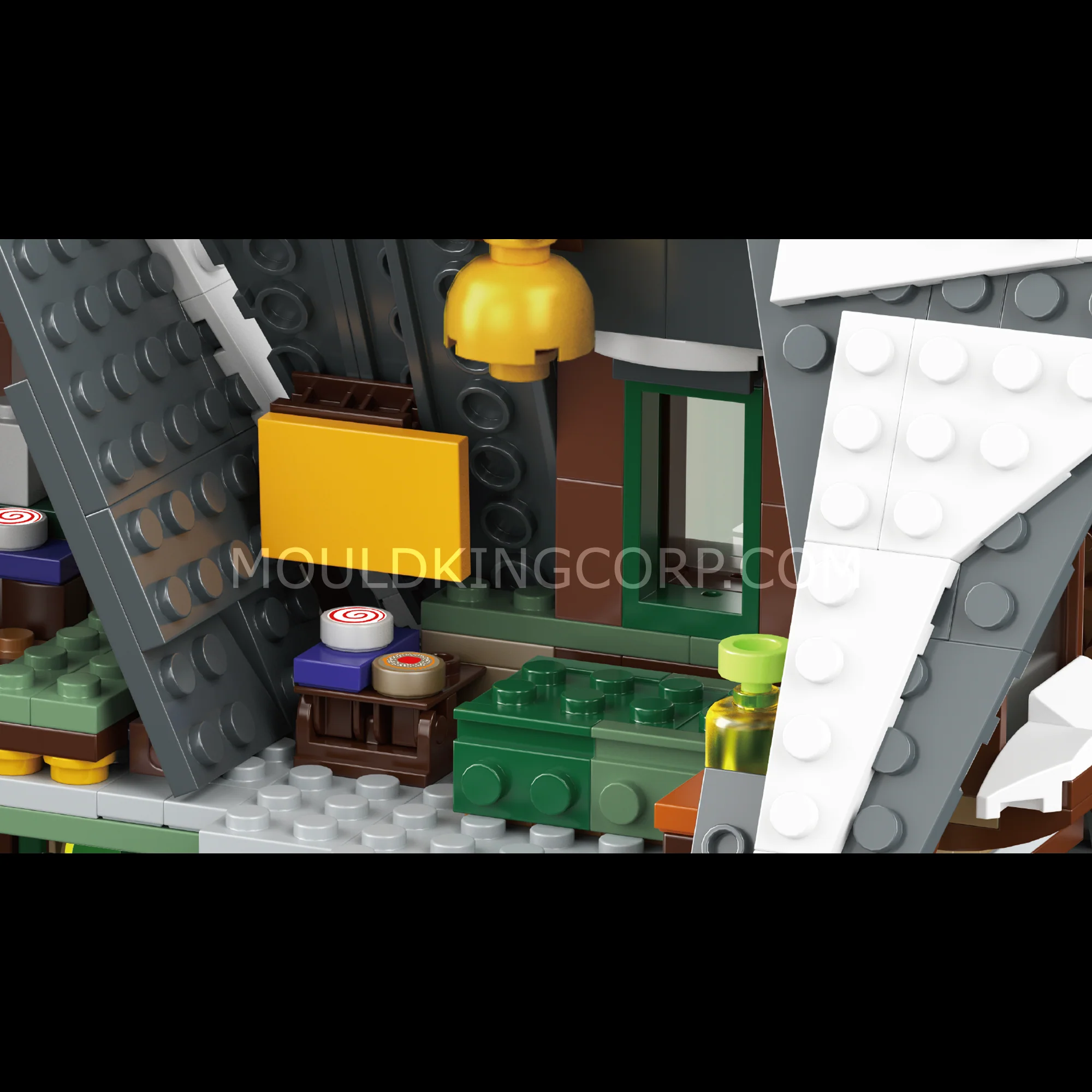 Mould King 16049 Christmas Cottage Building Set | 766 PCS - Image 4