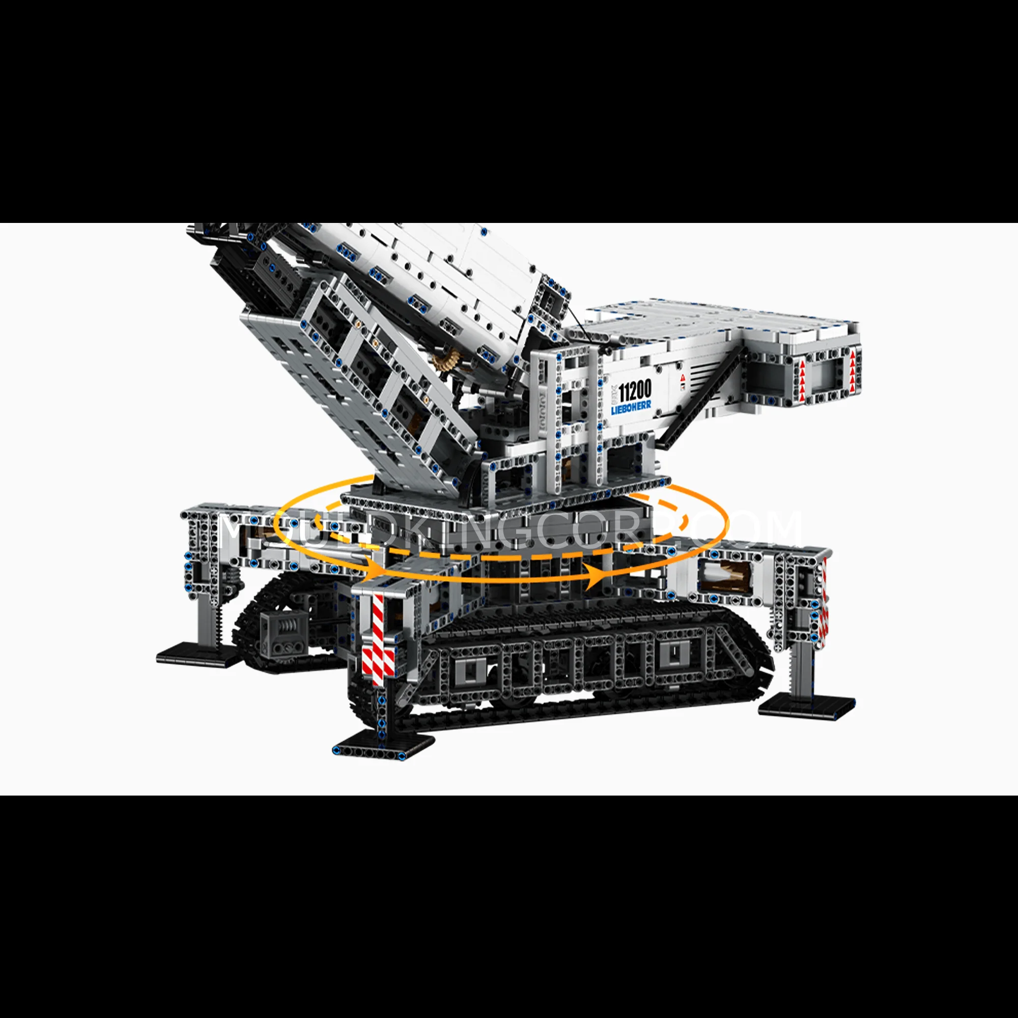MOULD KING 17002 Crawler Crane 11200 Building Set | 4000 PCS - Image 3