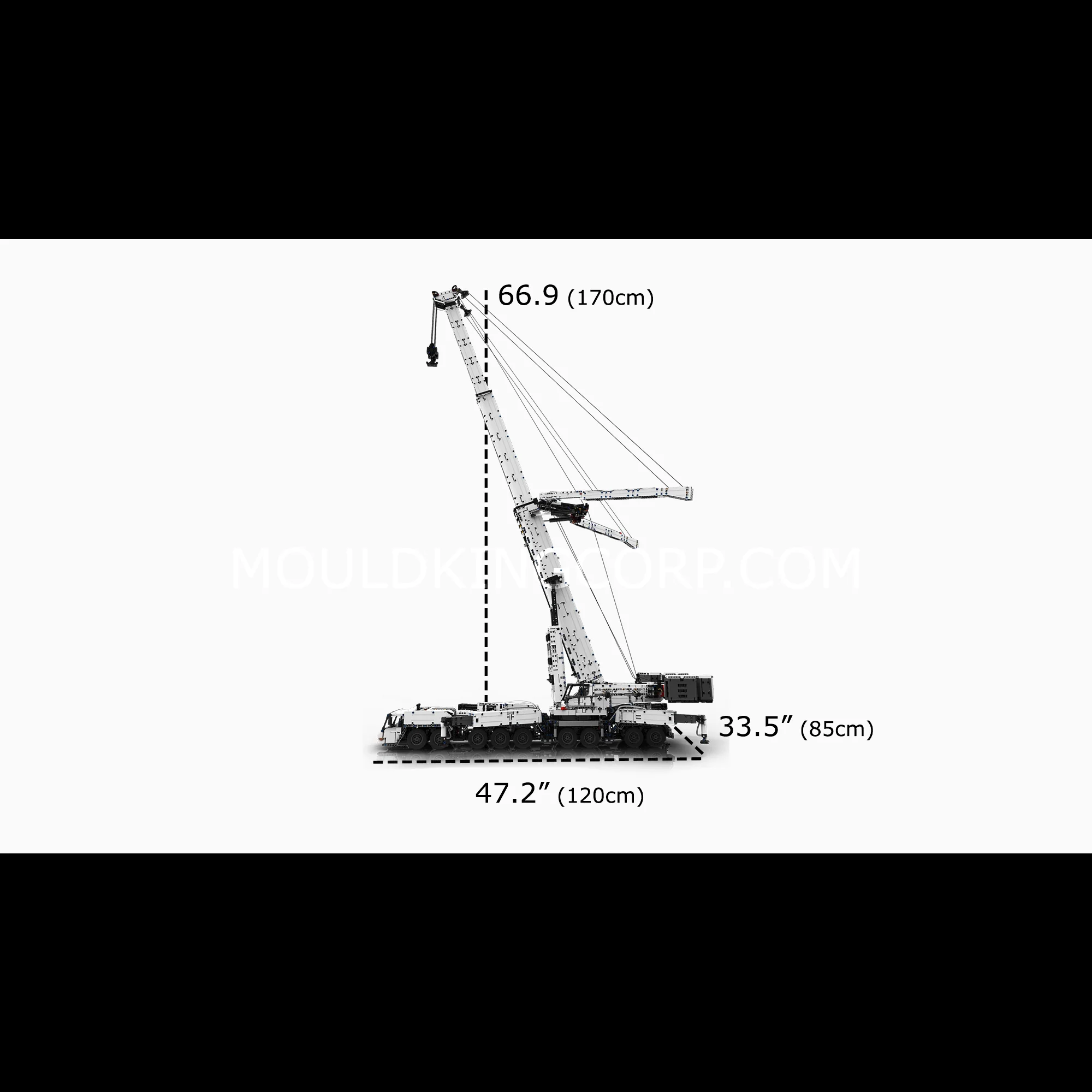 Mould King 17007 Ultimate Liebherr LTM 11200 Remote Controlled Crane Building Sets | 8,506 Pcs - Image 6