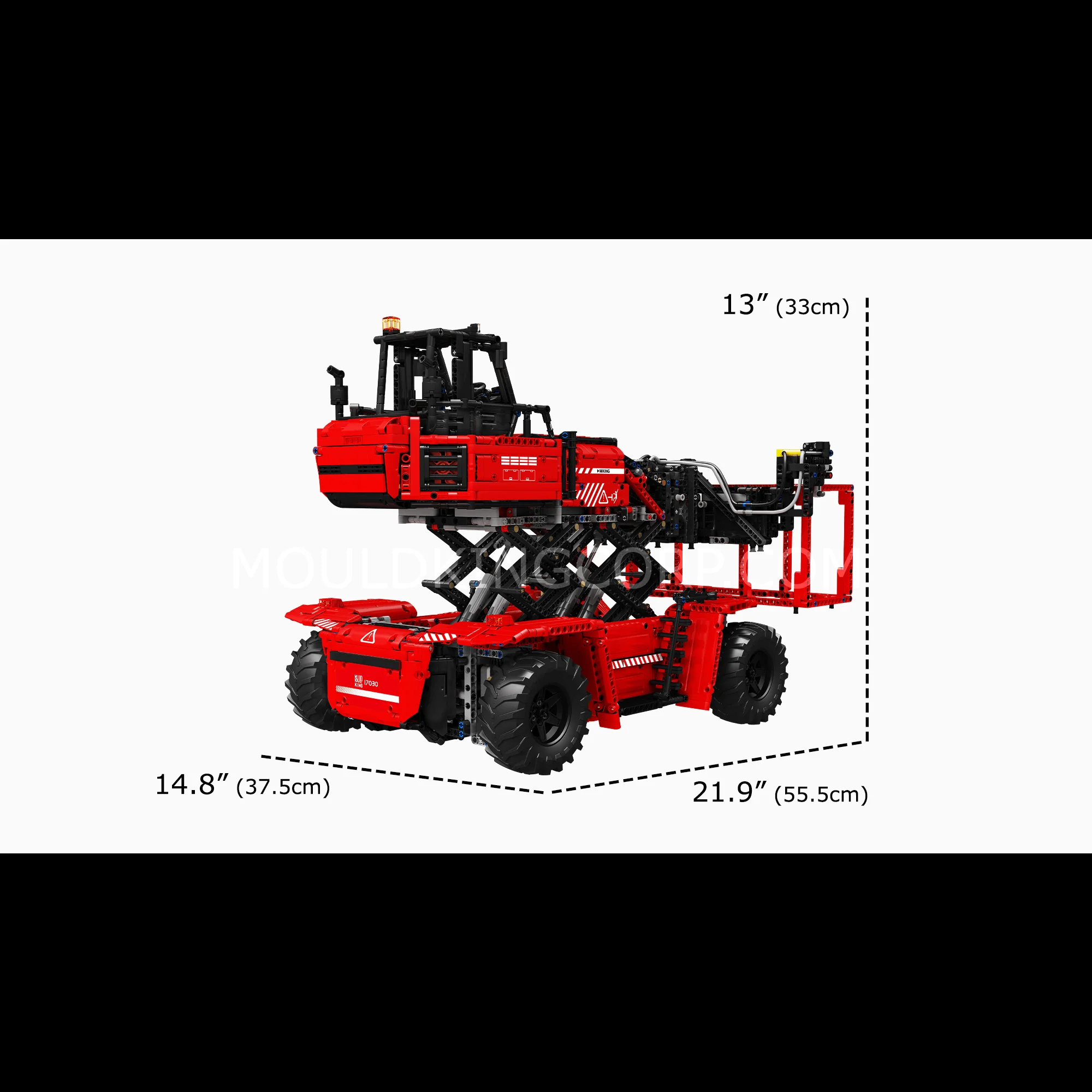 MOULD KING 17029/17030 Container Forklift Remote Controlled Building Set | 4,878 PCS - Image 12