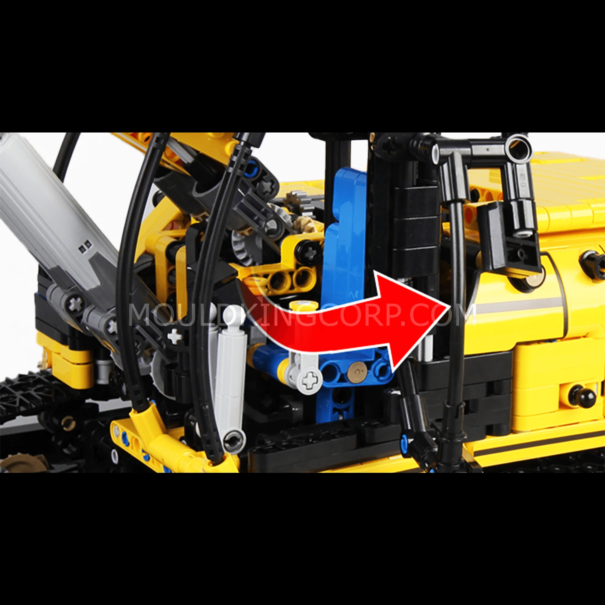 MOULD KING 17032/17033 Mechanical Digger Building Model Set | 1,828 PCS - Image 2