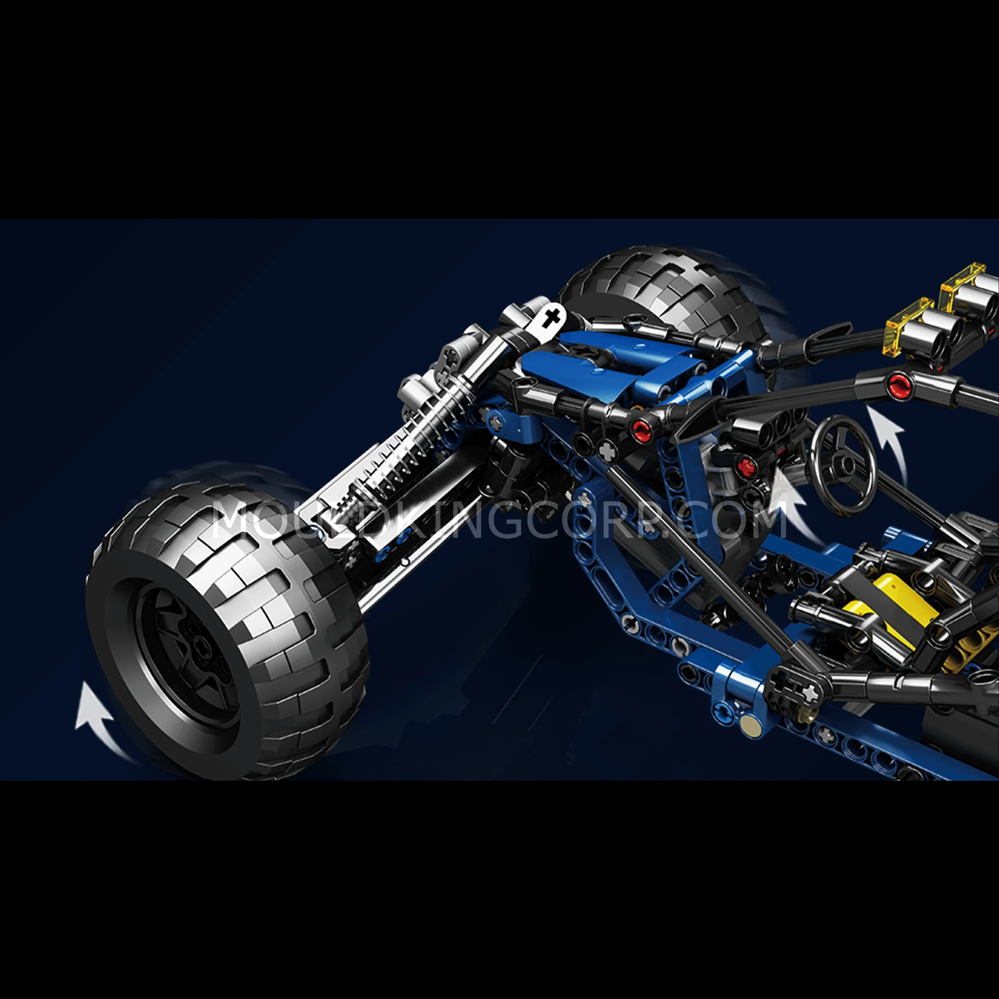 MOULD KING 18018 Lightning Buggy Remote Controlled Building Set | 532 PCS - Image 3