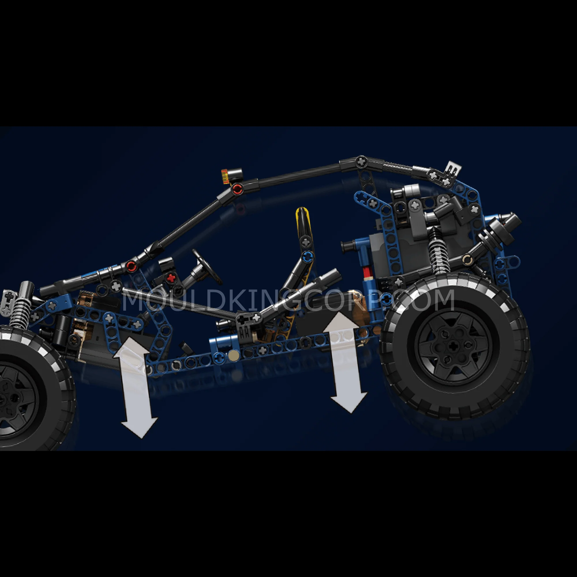 MOULD KING 18018 Lightning Buggy Remote Controlled Building Set | 532 PCS - Image 4