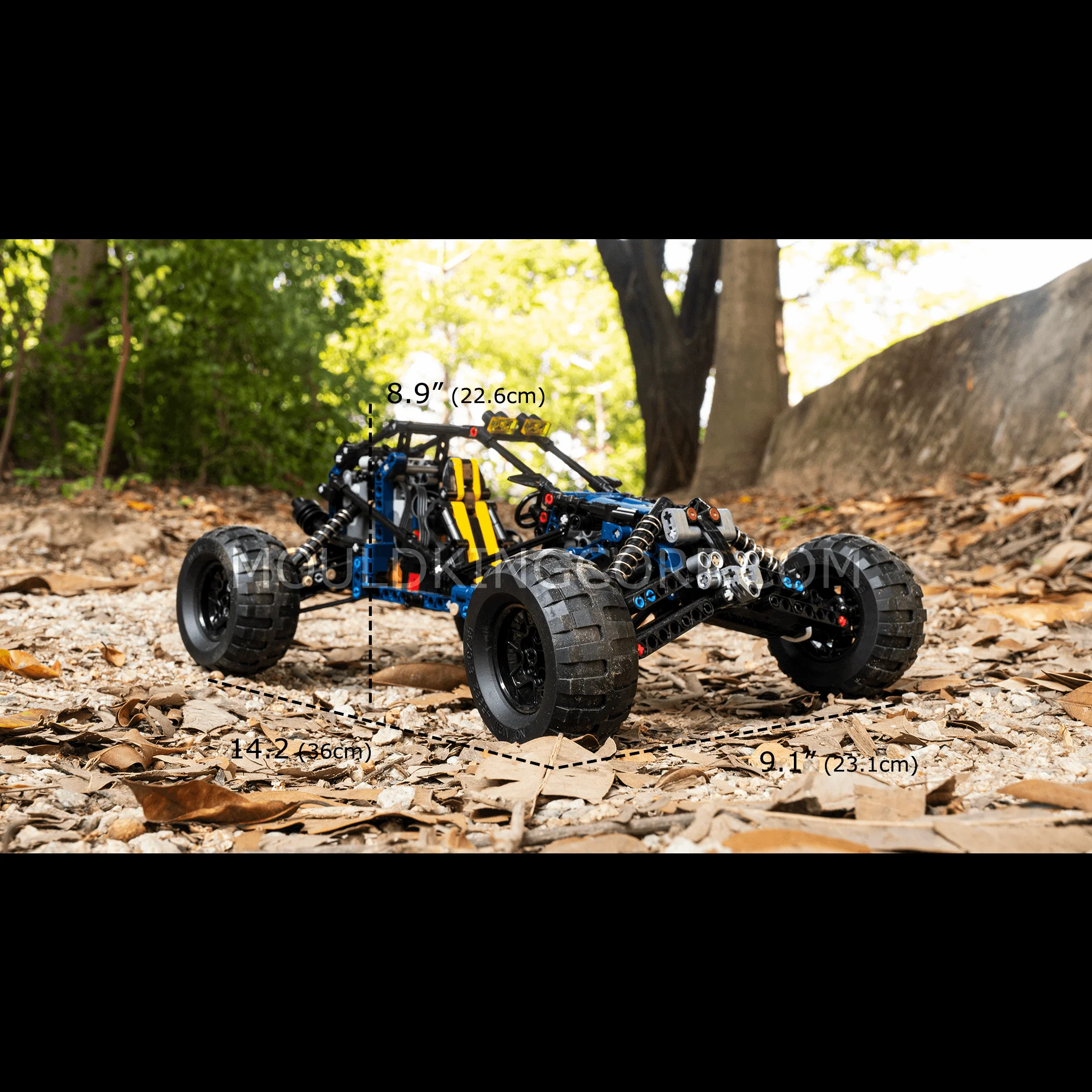 MOULD KING 18018 Lightning Buggy Remote Controlled Building Set | 532 PCS - Image 6