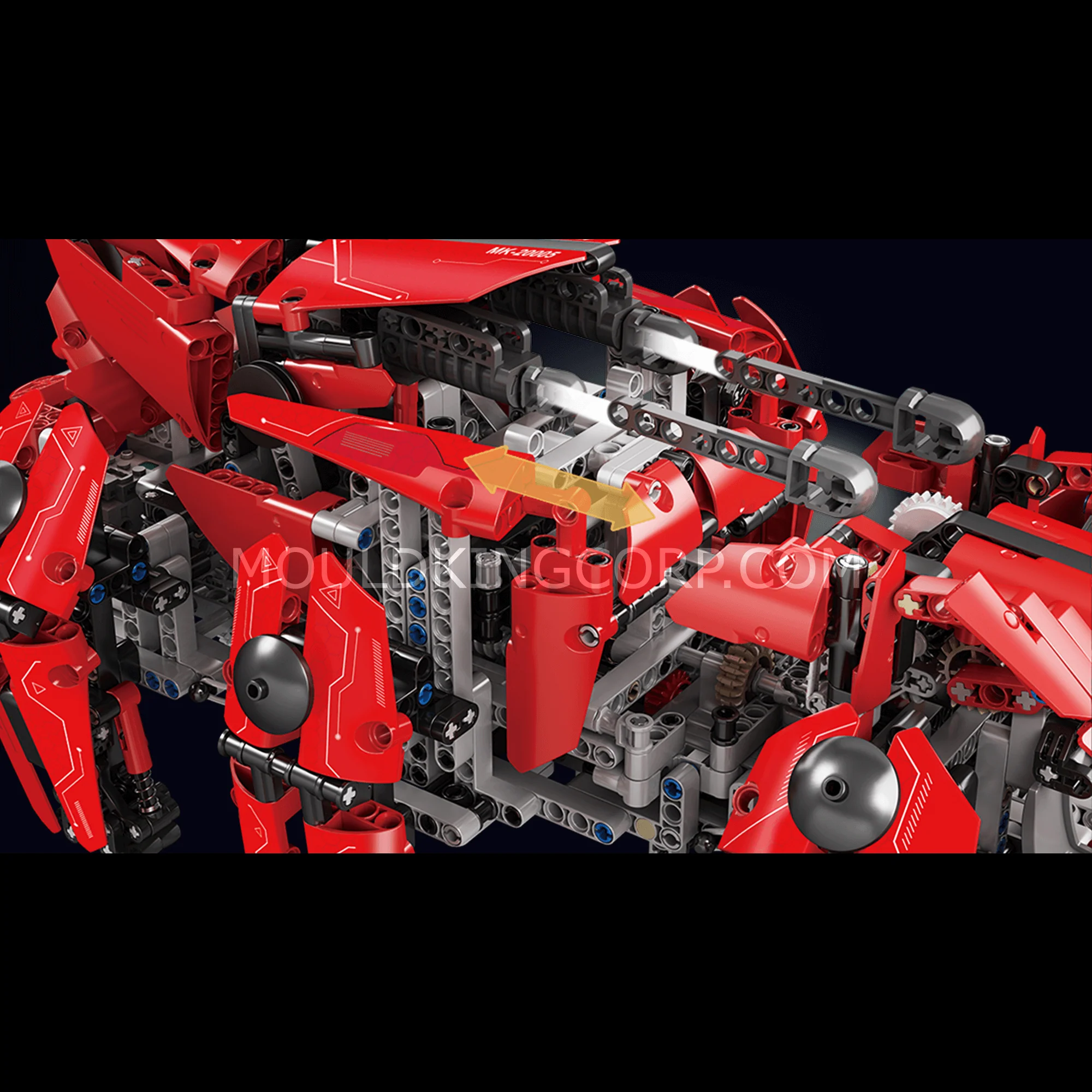 MOULD KING 20005 Remote Controlled Hexapod Building Set | 1,608 PCS - Image 2