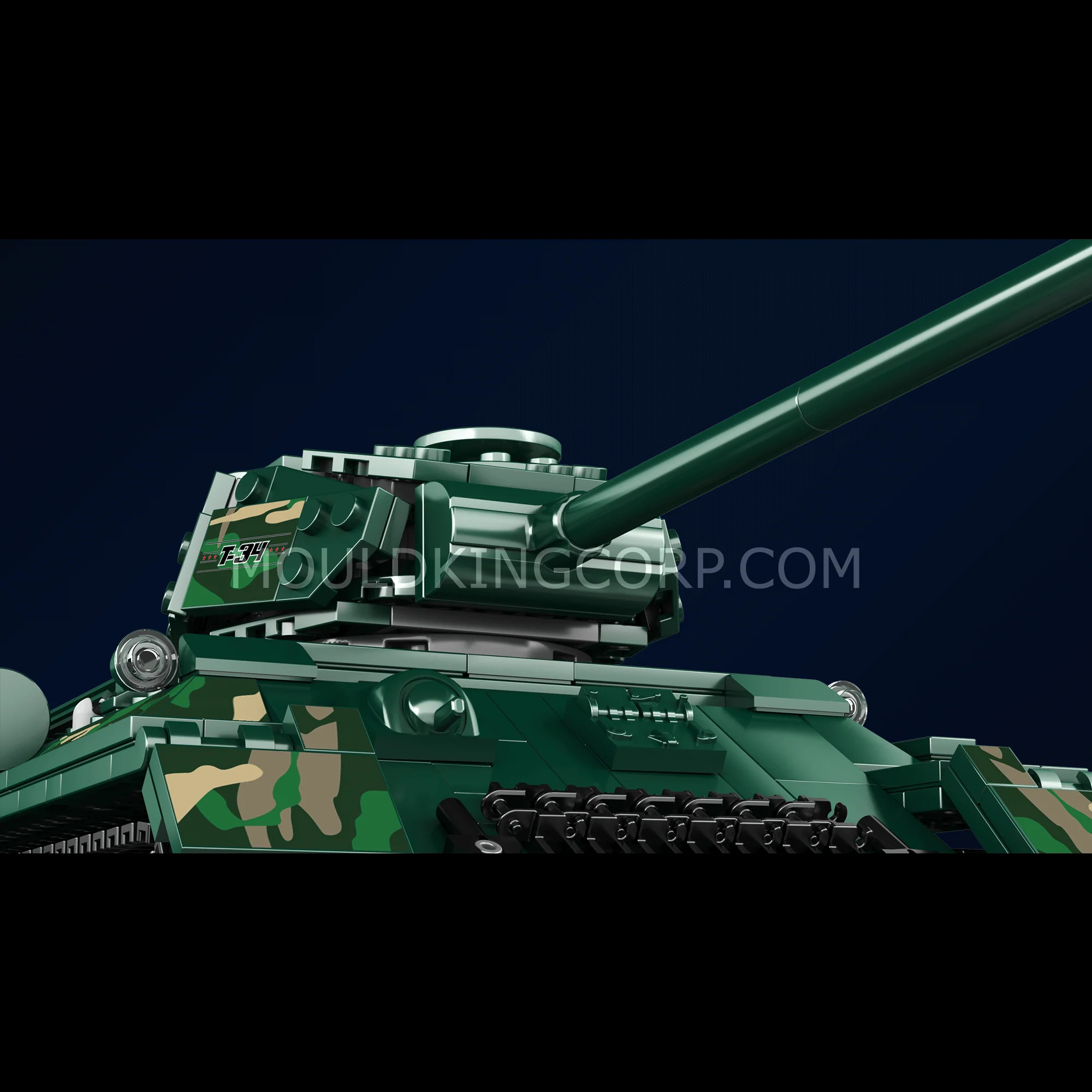 Mould King 20015 Soviet T-34 Tank Model Building Set | 800 PCS - Image 6