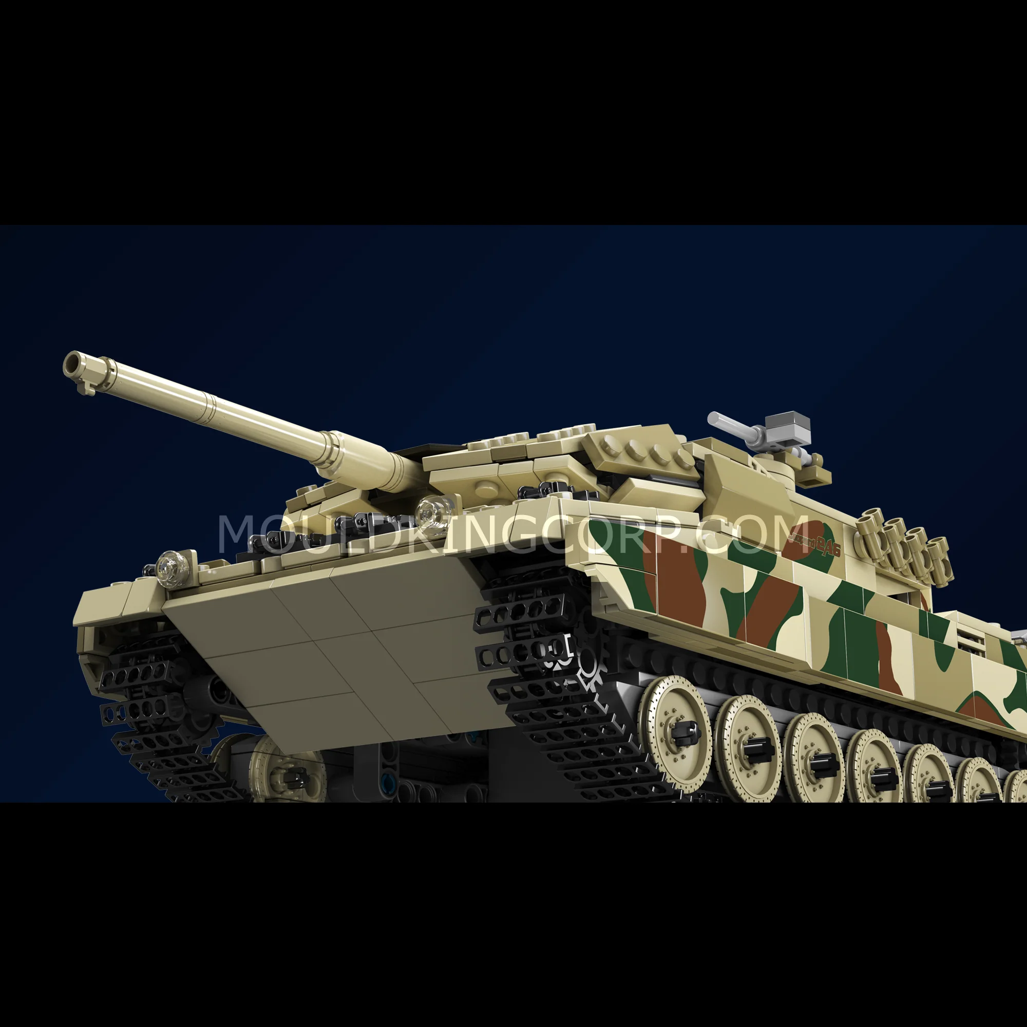 Mould King 20020S Remote Controlled LEOPARD 2 Tank Building Set | 1,100 Pcs - Image 3