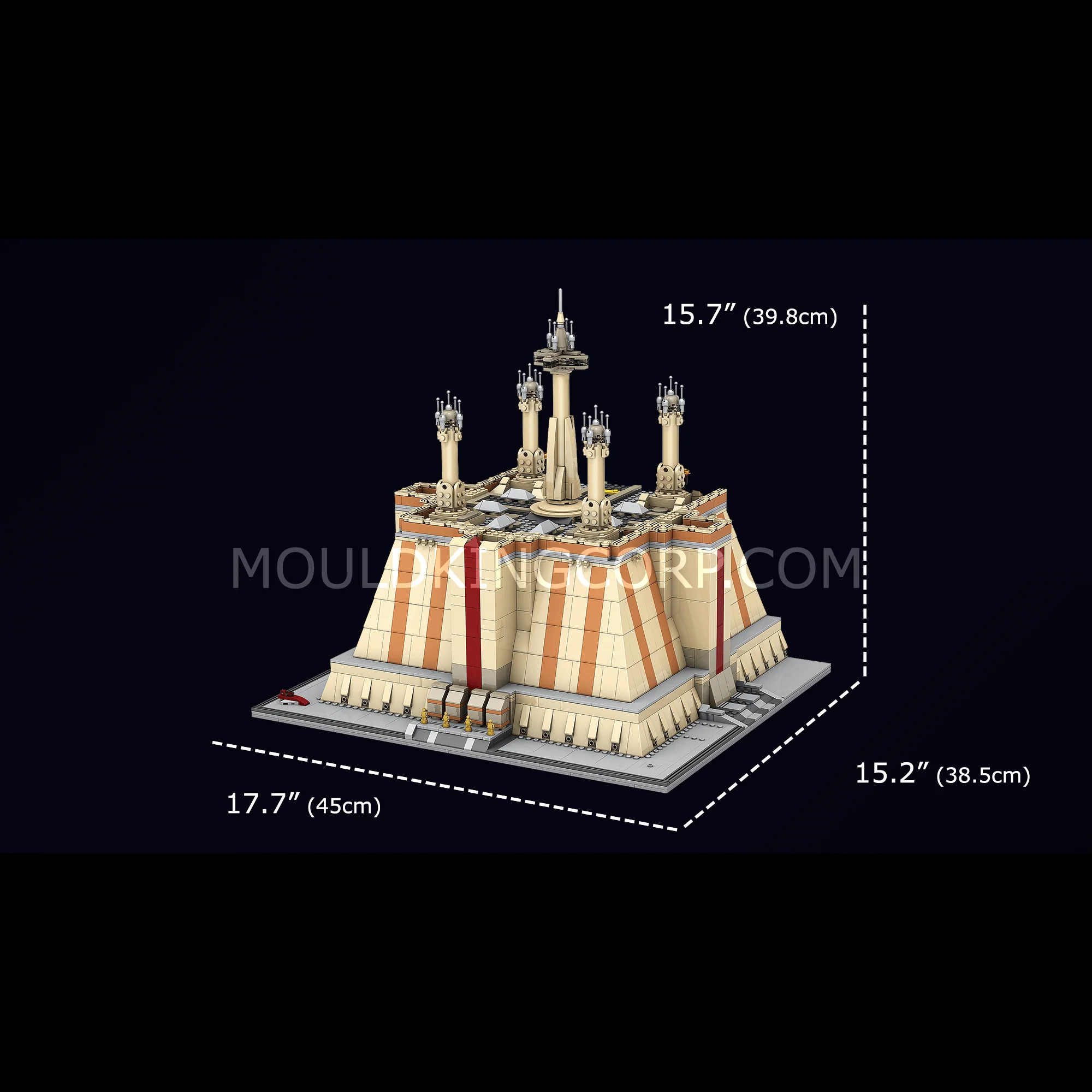 Mould King 21036 The Temple Building Set | 3,745 PCS - Image 6