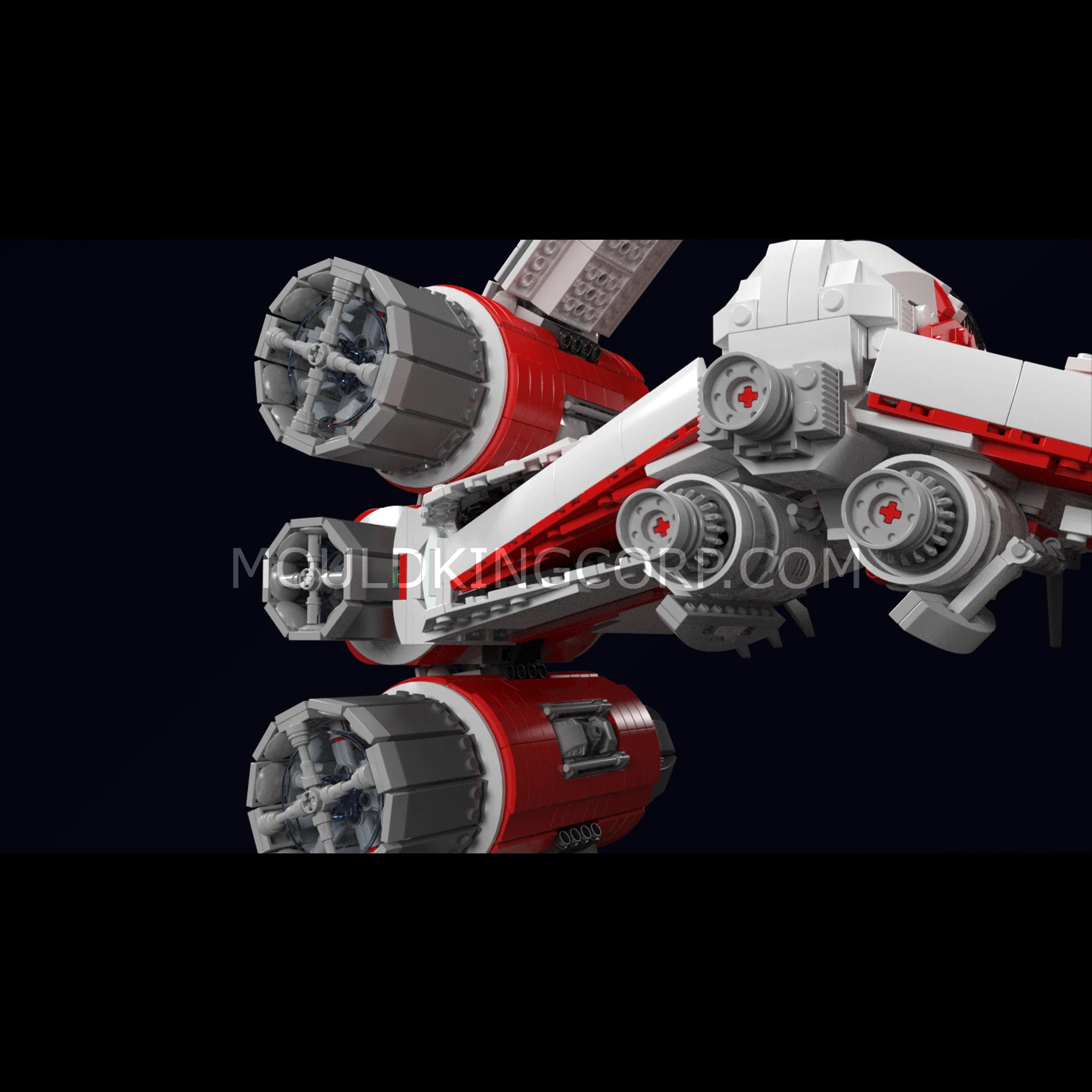 Mould King 21047 Interstellar Ring Fighter Model Building Set | 6,003 PCS - Image 4