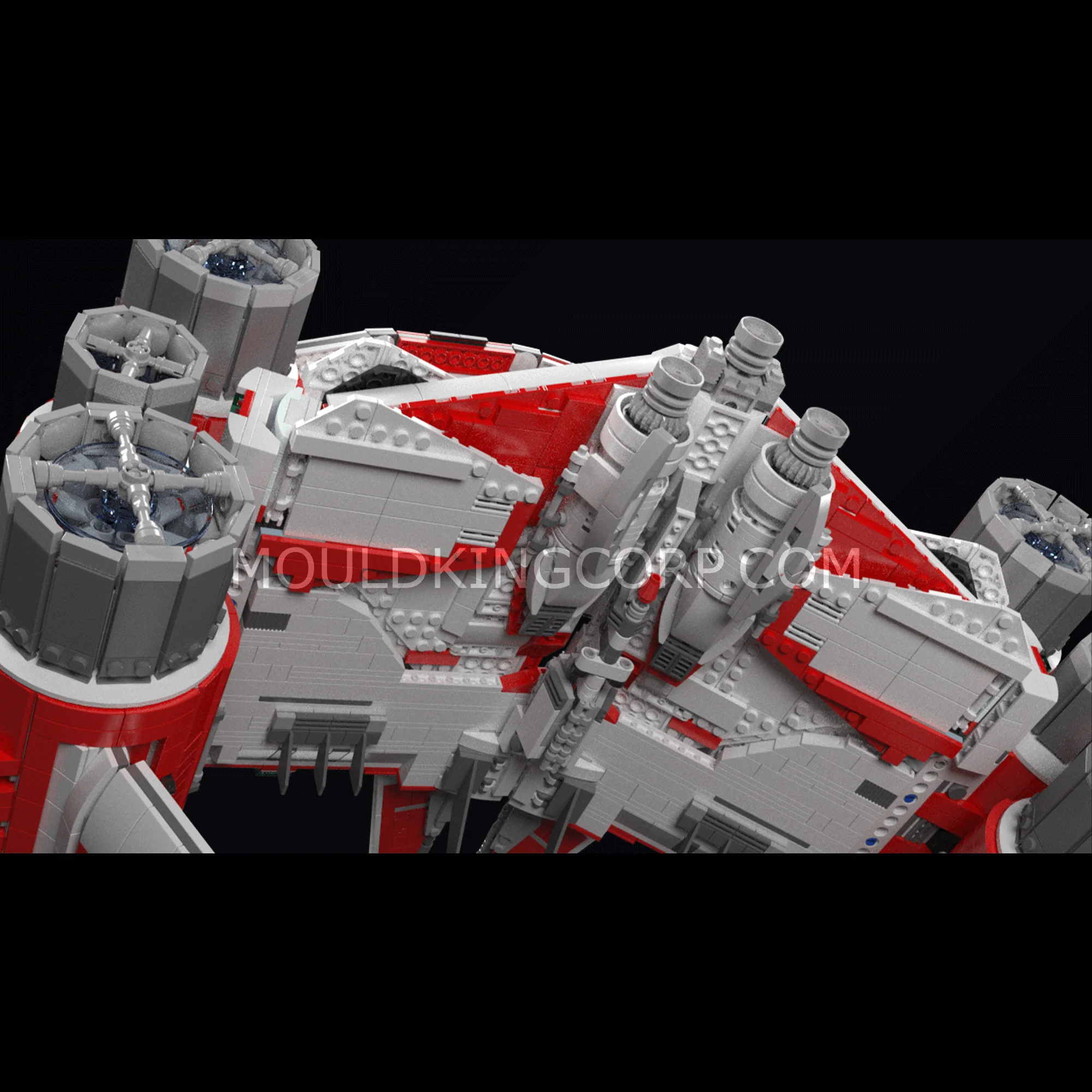 Mould King 21047 Interstellar Ring Fighter Model Building Set | 6,003 PCS - Image 5