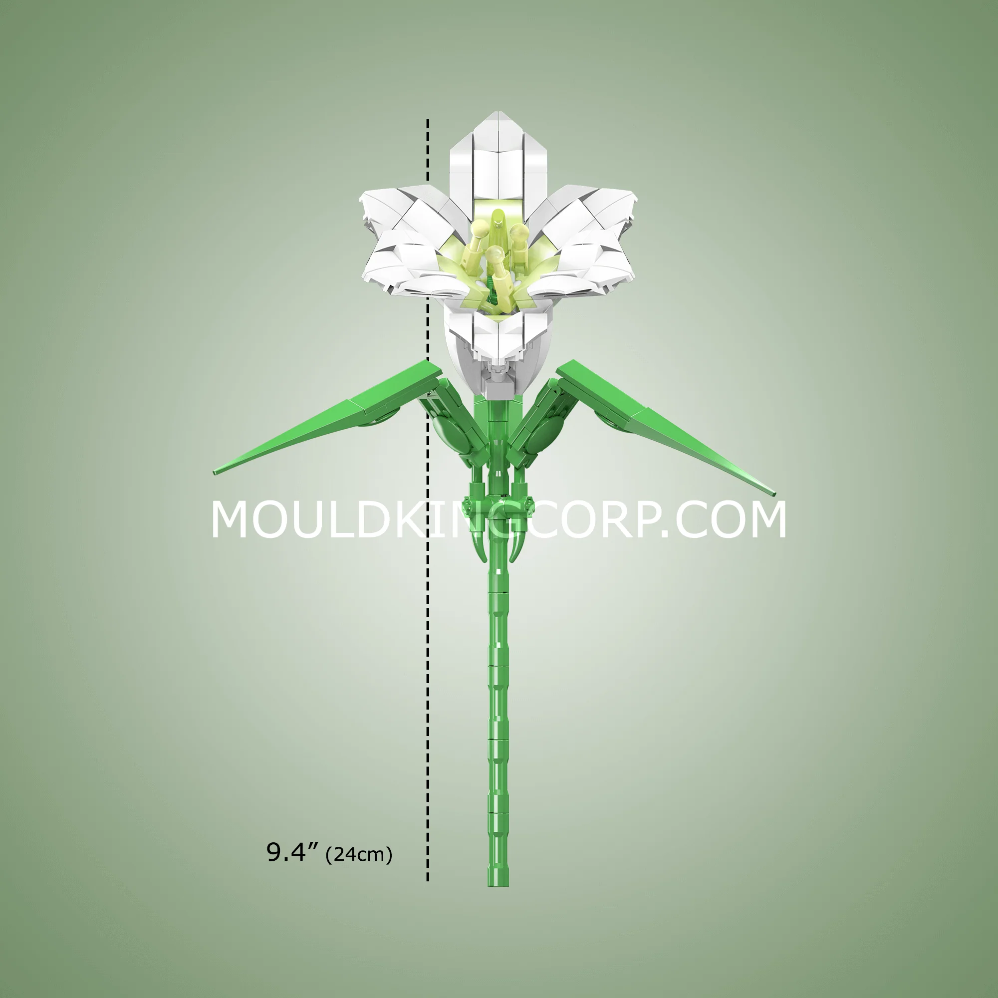 Mould King 24001 Lily Flower Artificial Building Set | 178 PCS - Image 4