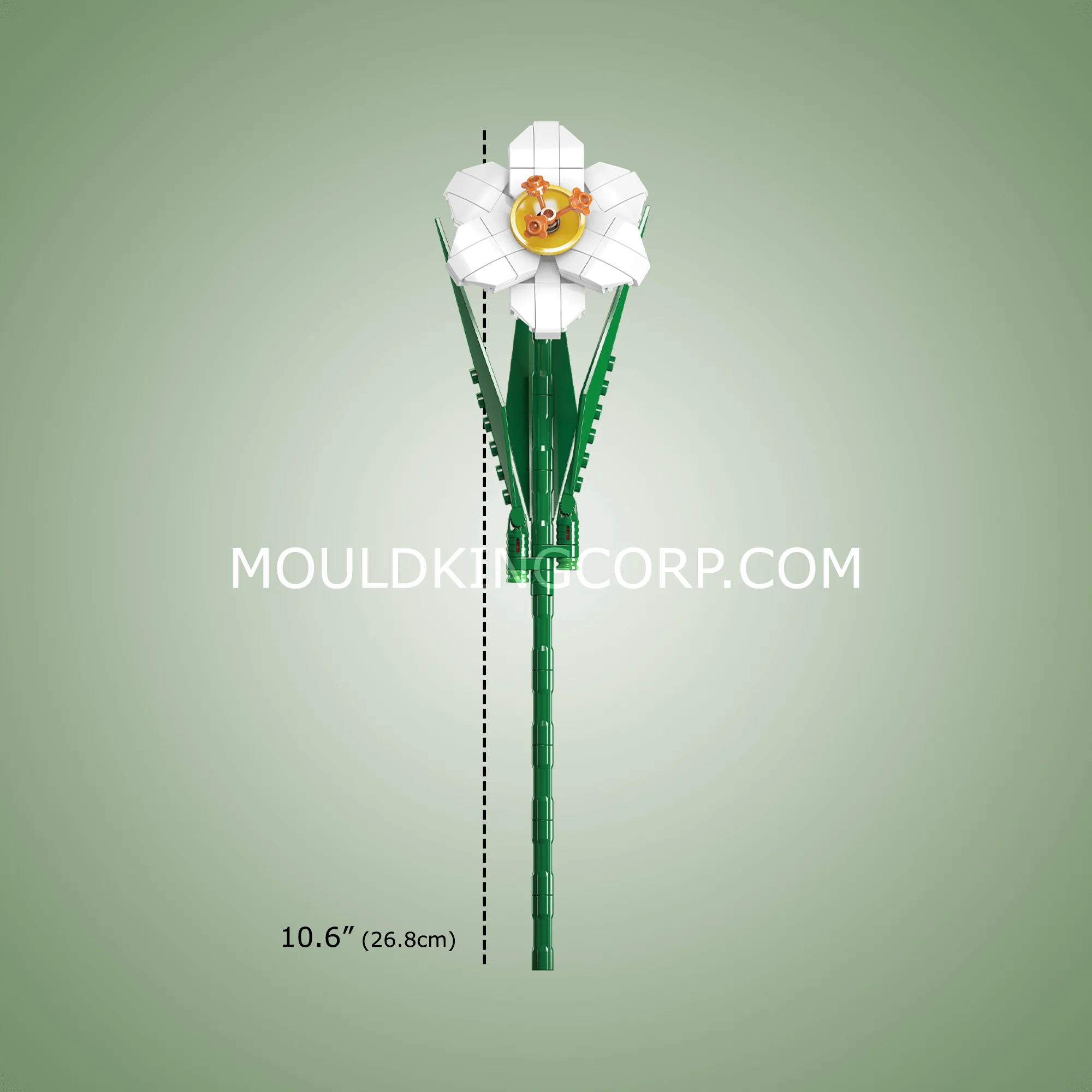 Mould King 24008 Narcissus Flower Artificial Building Kit | 122 PCS - Image 4