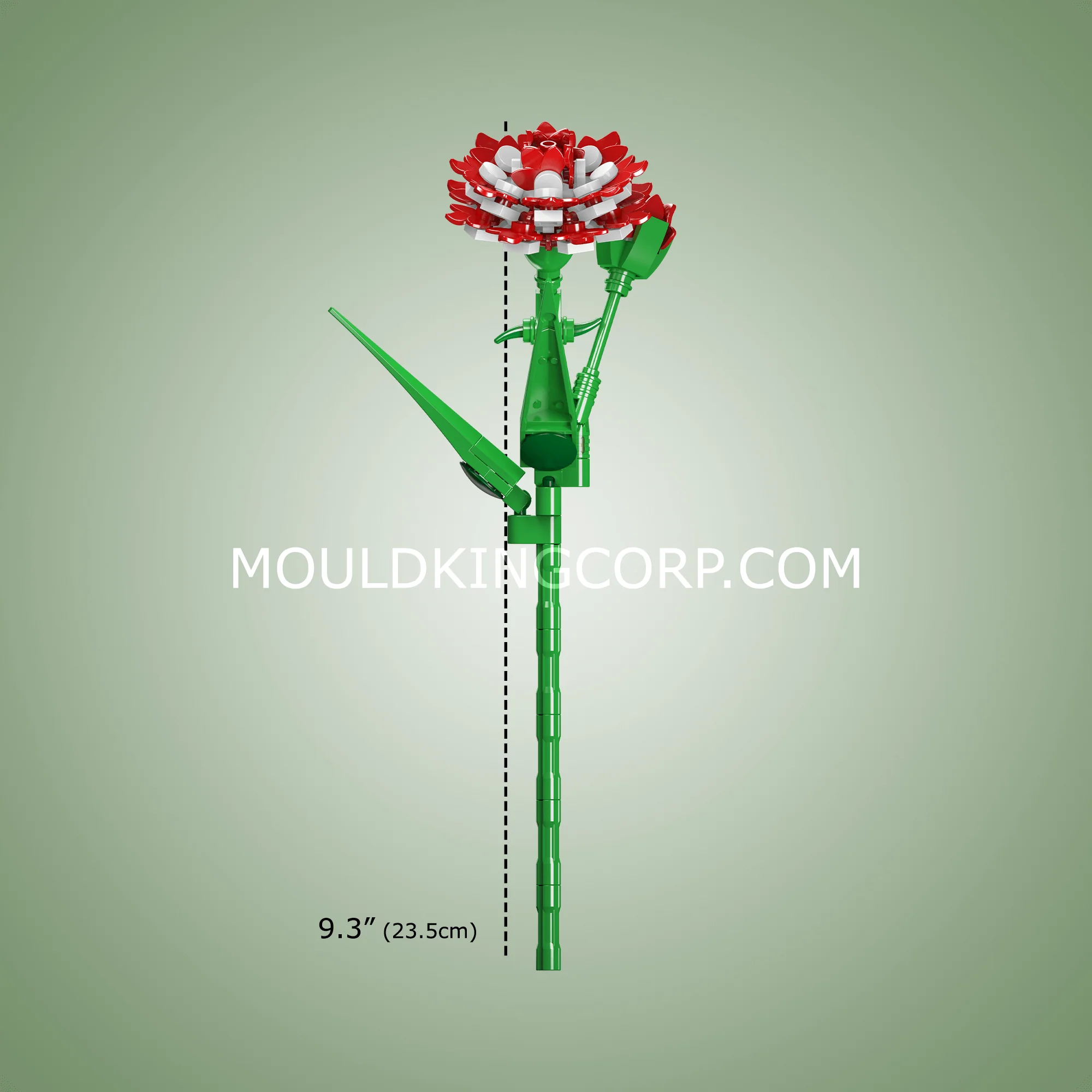 Mould King 24010 Carnation Flower Decor Building Set | 116 PCS - Image 4
