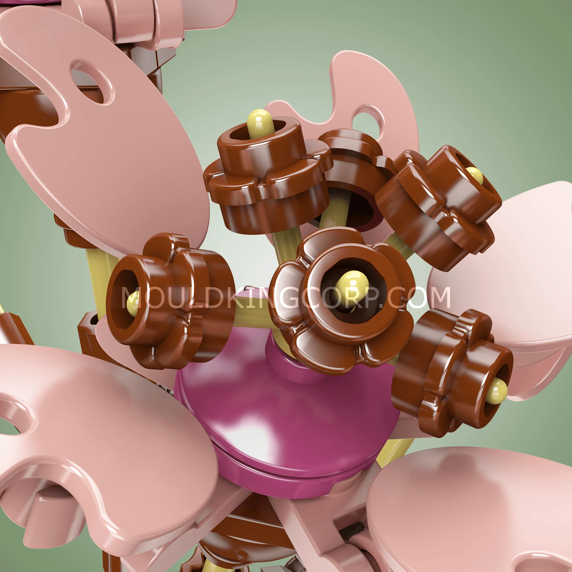 Mould King 24011 Cherry Blossoms Artificial Building Set | 108 PCS - Image 3