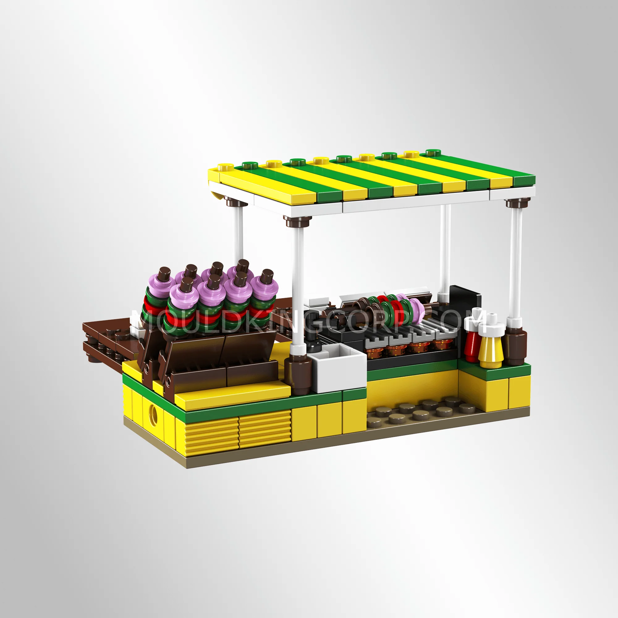 Mould King 24030 Skewer Stand Building Toy Set | 243 Pcs - Image 2