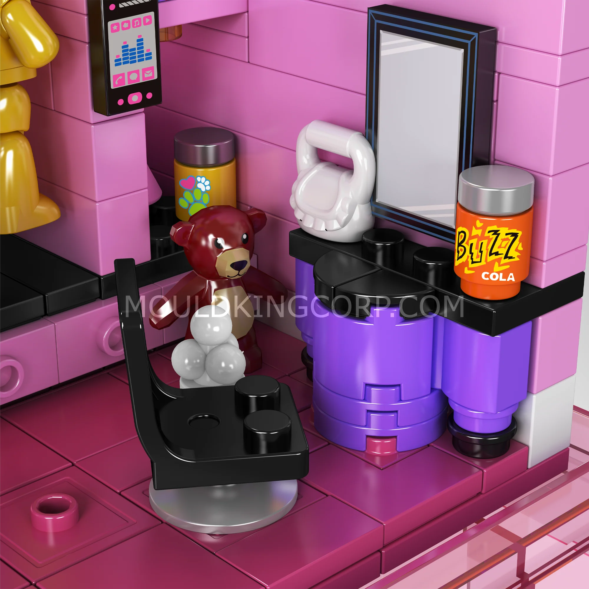 Mould King 24035 Makeup Day Building Block Set | 366 Pcs - Image 2
