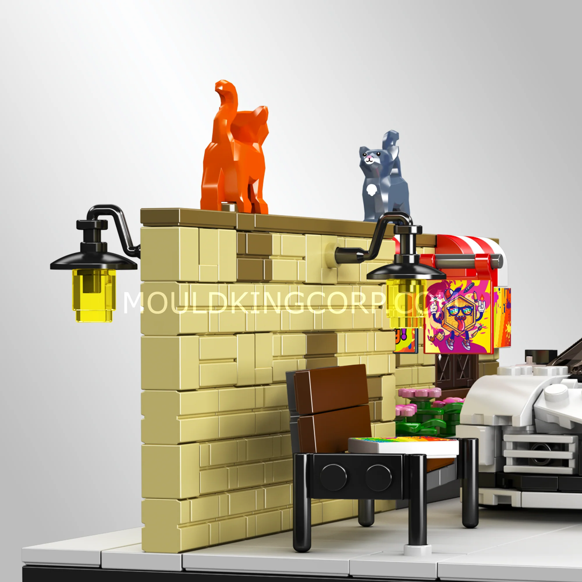 Mould King 24065 Street-side Centodieci Super Sports Car Building Set | 588 Pcs - Image 2