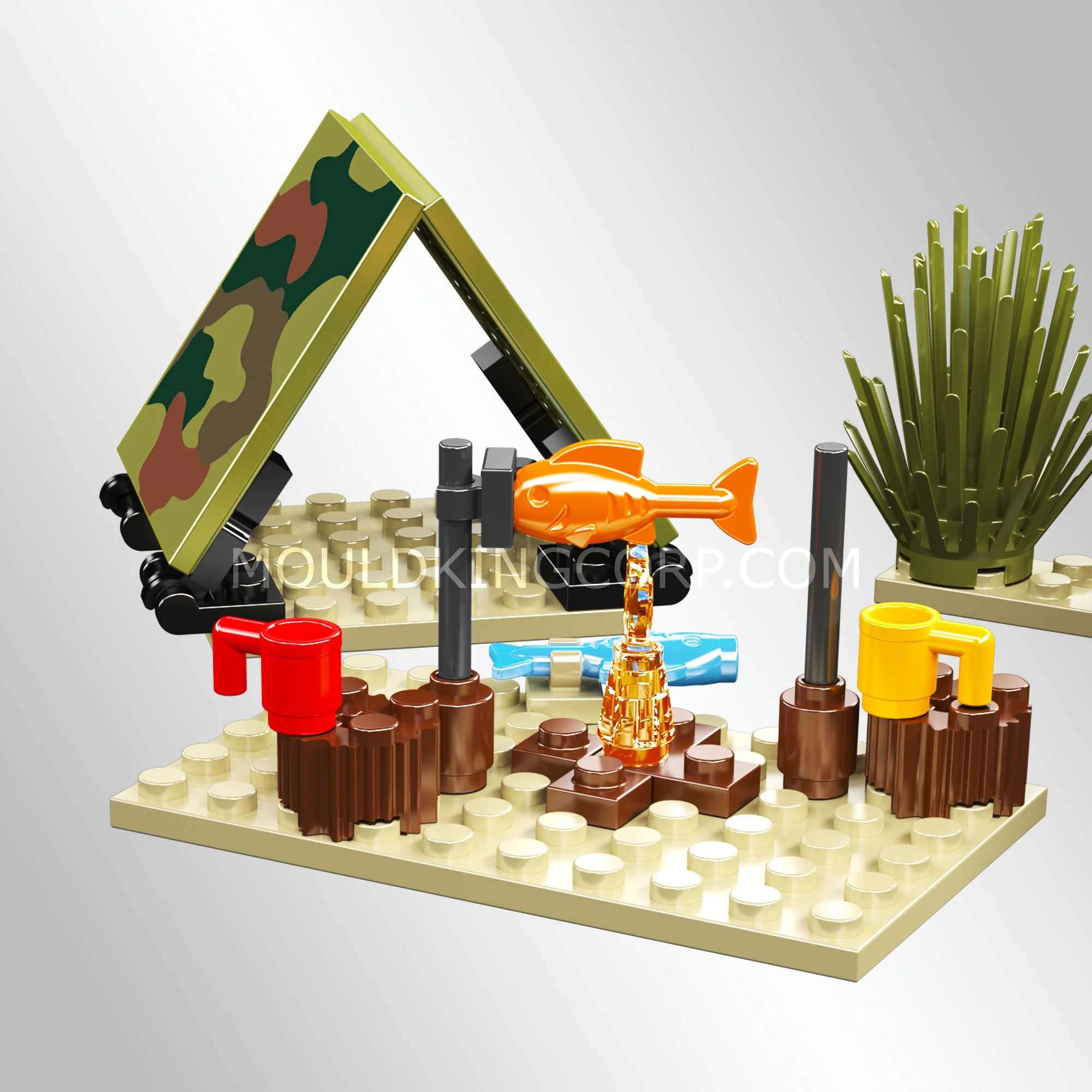 Mould King 24073 Tank Rest Camp Building Set | 513 Pcs - Image 2