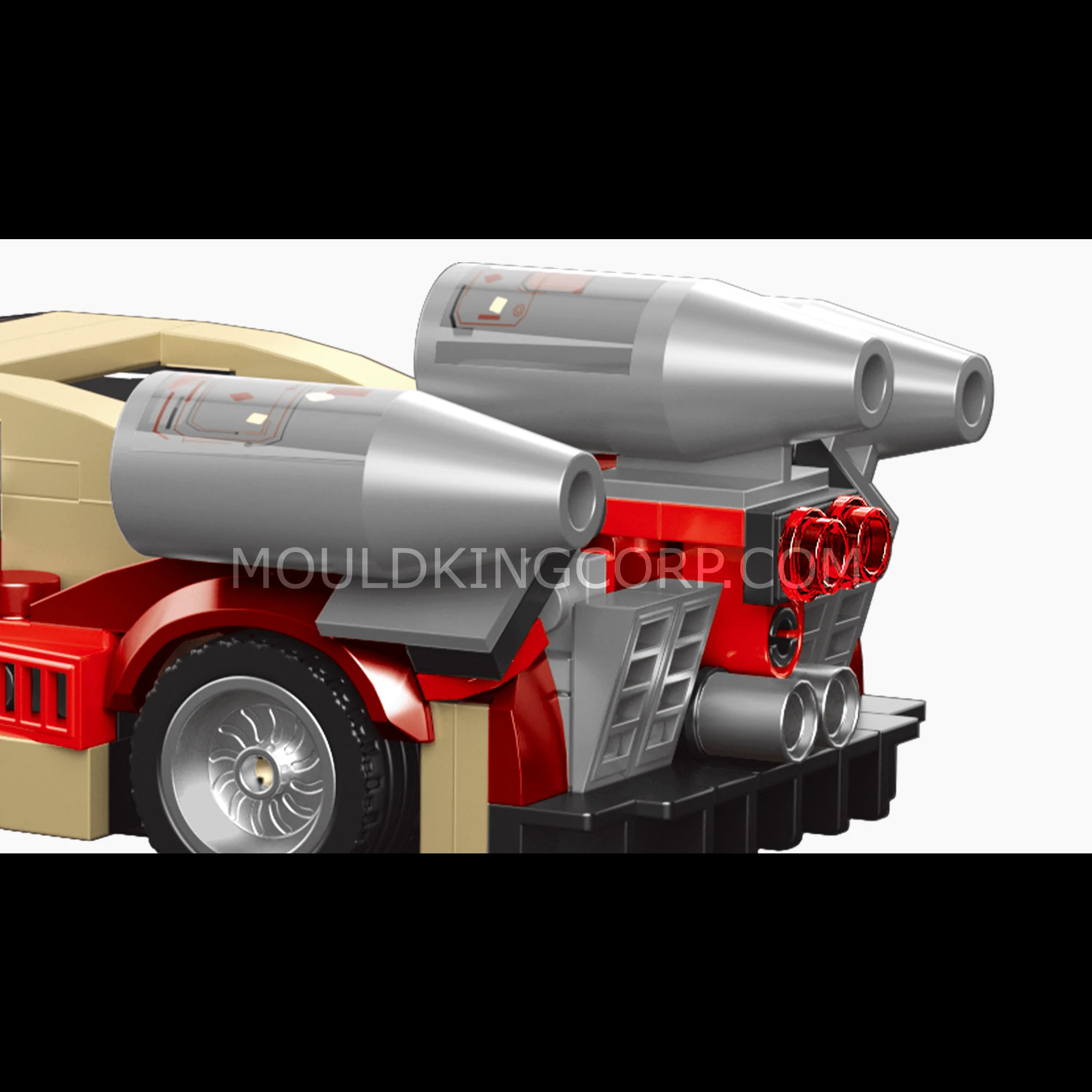 Mould King 27017 Aland Airship Landspeeder Model Car to Build | 302 PCS - Image 4