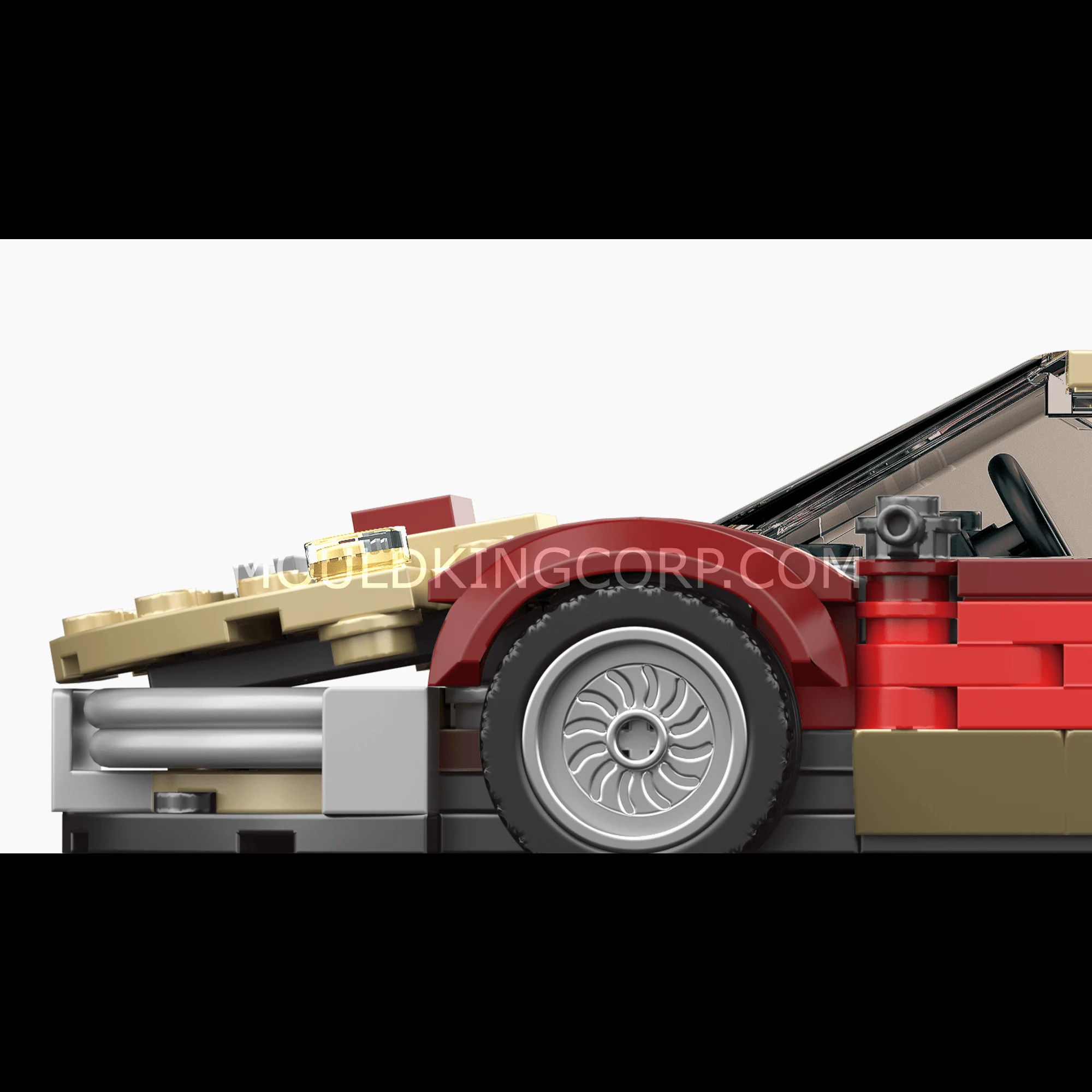 Mould King 27017 Aland Airship Landspeeder Model Car to Build | 302 PCS - Image 5