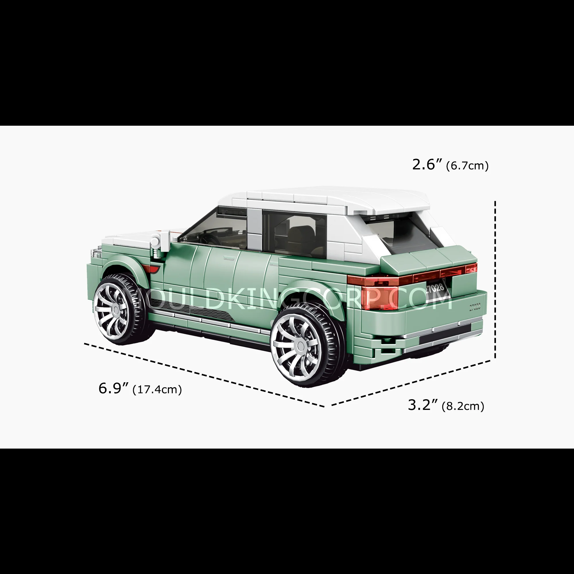 Mould King 27028 E-HS9 Car Model Building Set | 436 PCS - Image 6