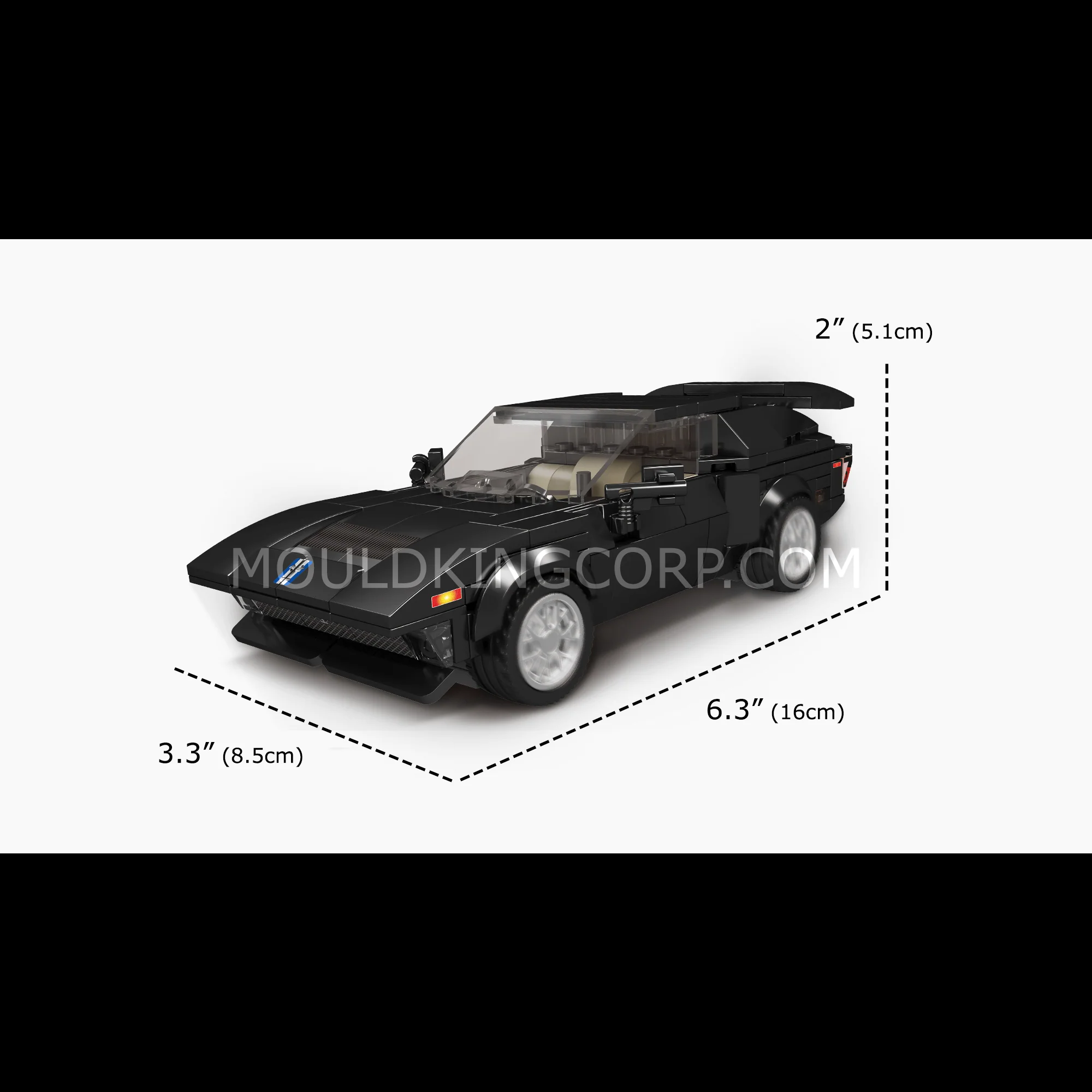 Mould King 27032 GTS-5 Sports Car Model Kit | 305 PCS - Image 6