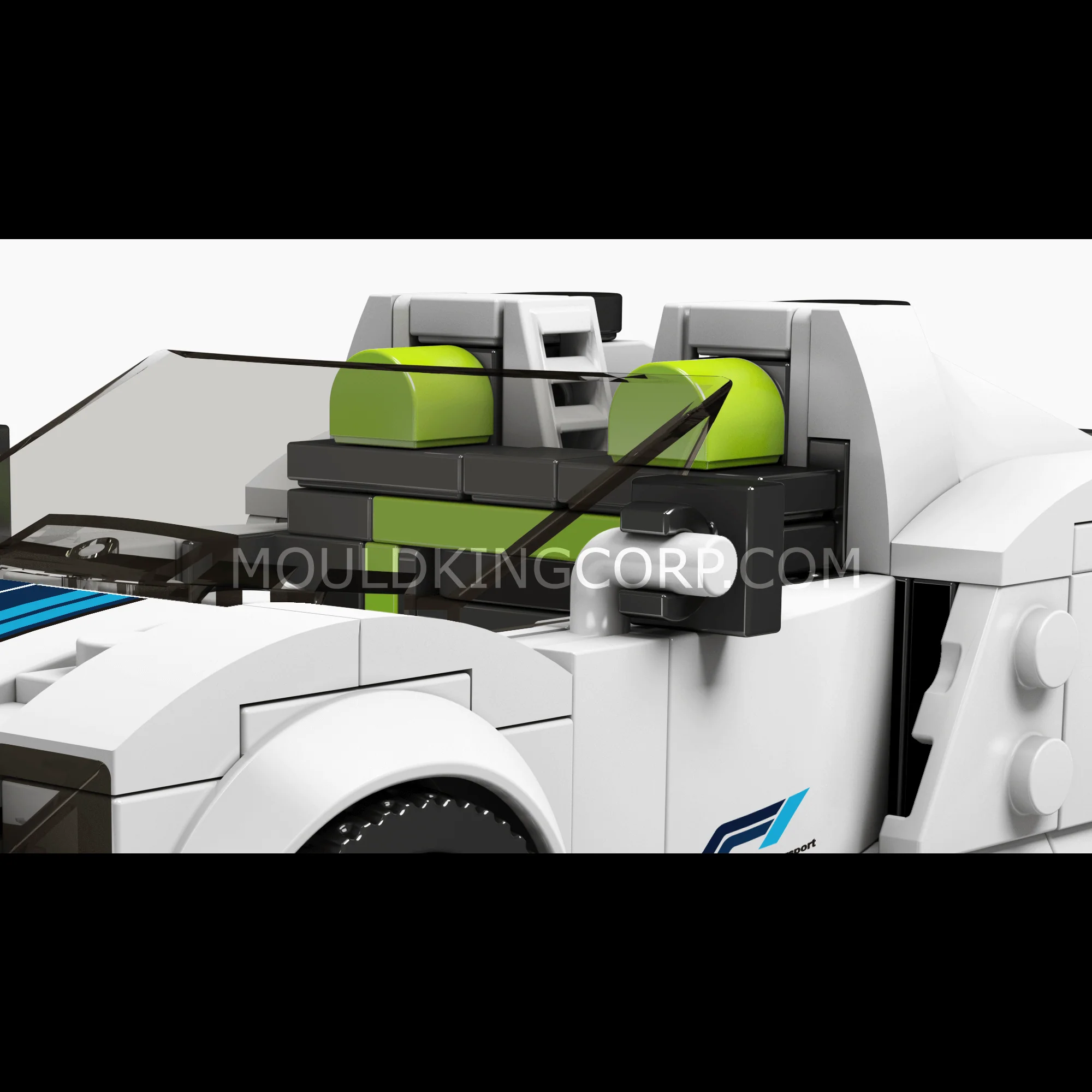 MOULD KING 27044 PORSHA 918 Car Model Building Set | 338 PCS - Image 4