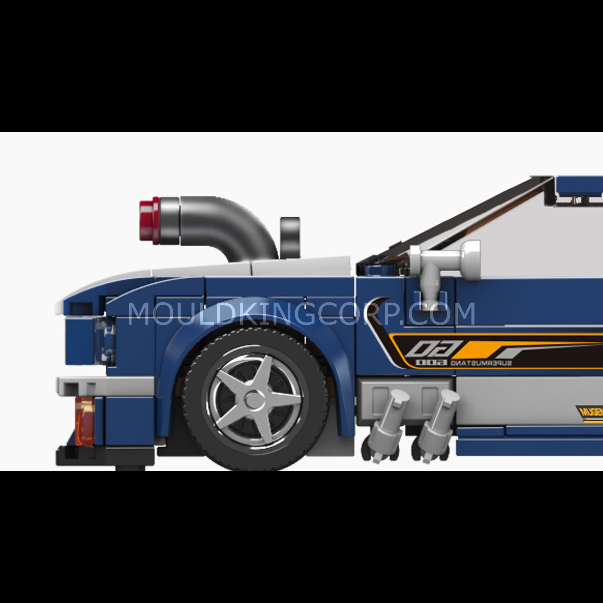 Mould King 27048 Mustang 1967 Car Model Building Set | 376 Pcs - Image 3