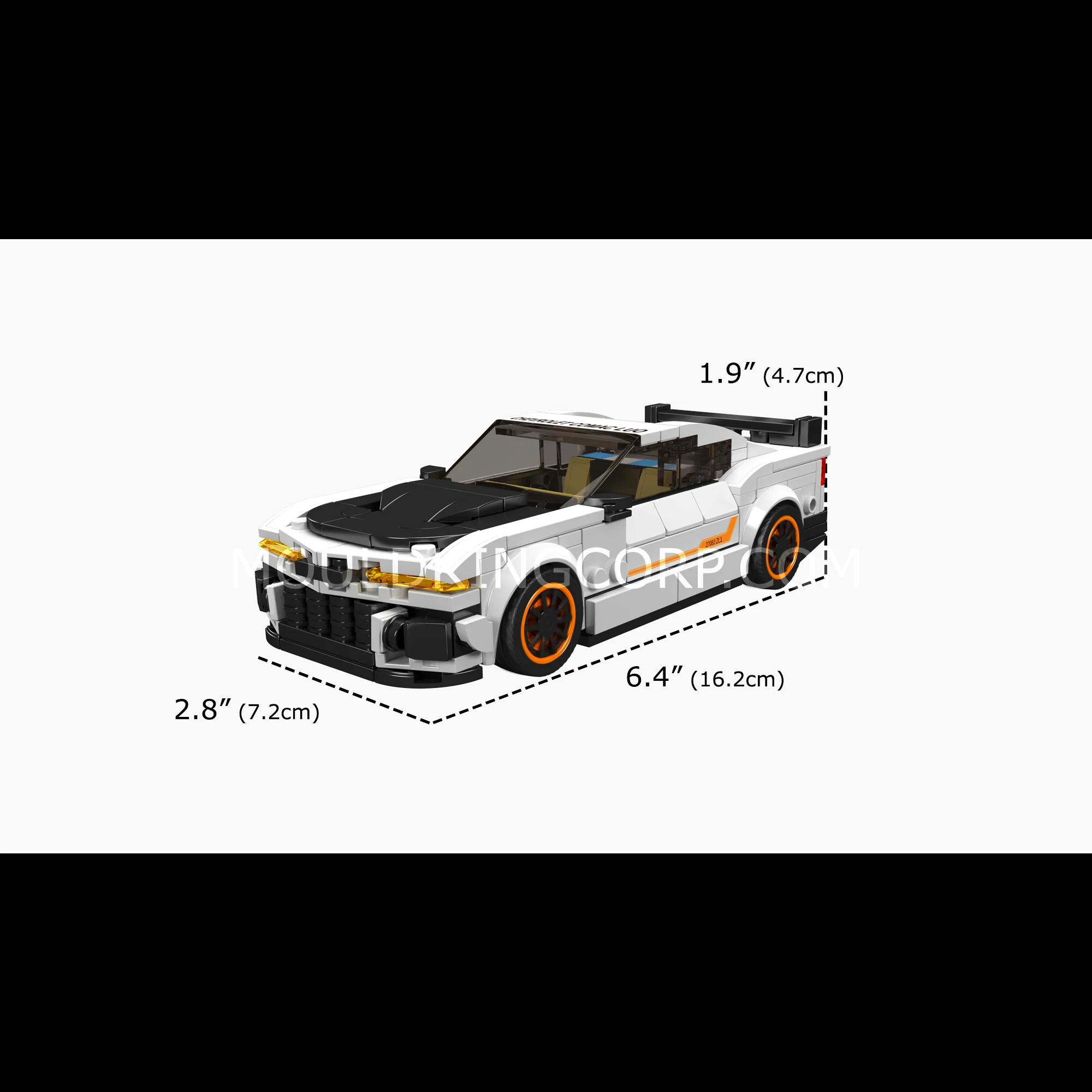 Mould King 27083 Camaro Muscle Car Model Building Set | 421 Pcs - Image 6