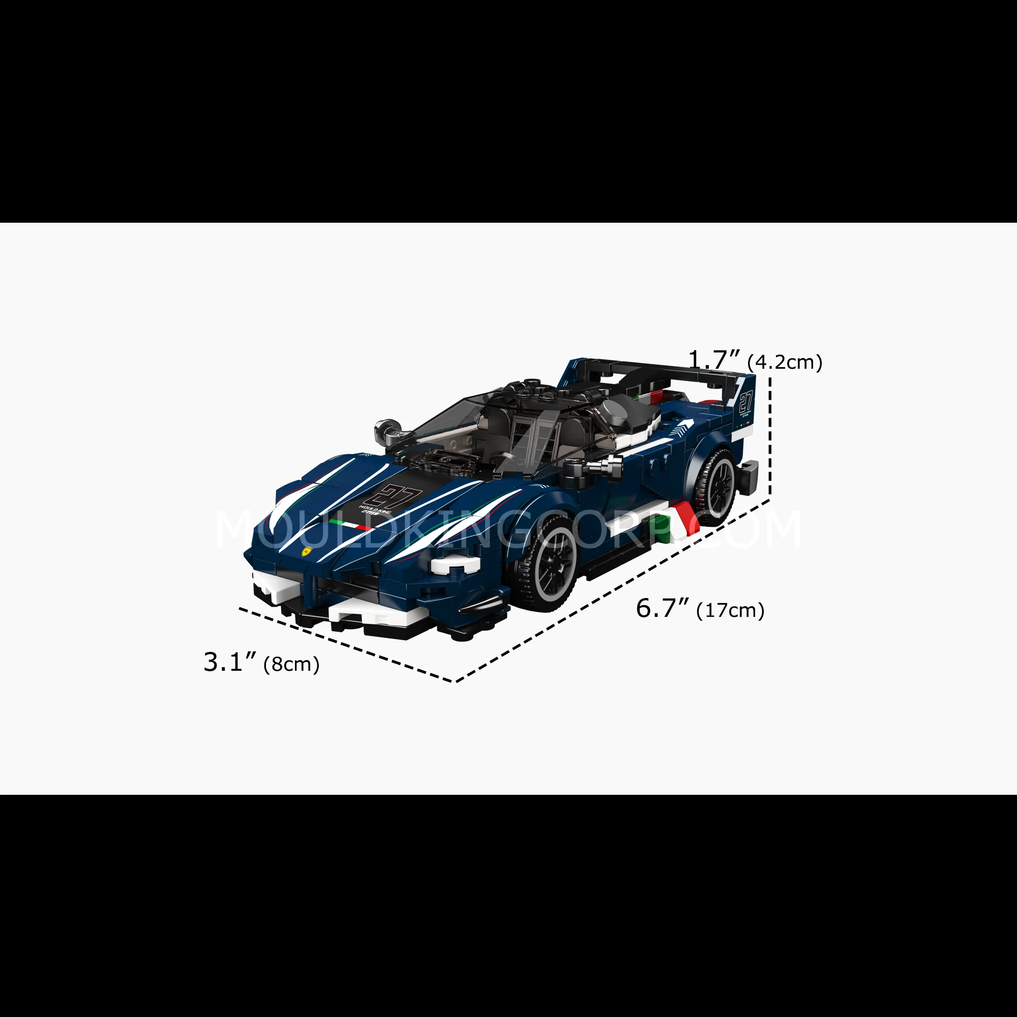 Mould King 27119 FXX-K EVO Racing Car Building Set | 416 Pcs - Image 6