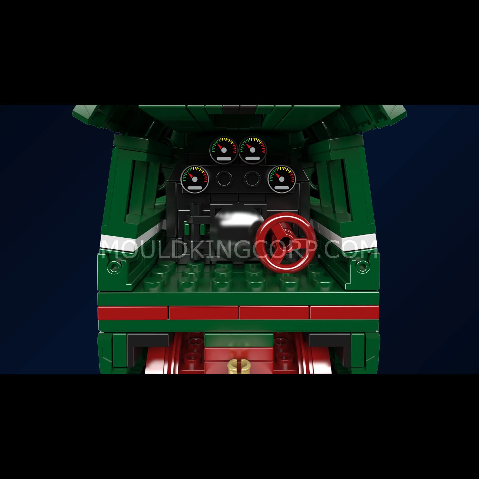 MOULD KING 12007 BR18 201 German Express Train Remote Controlled Building Set | 2,348 PCS - Image 3
