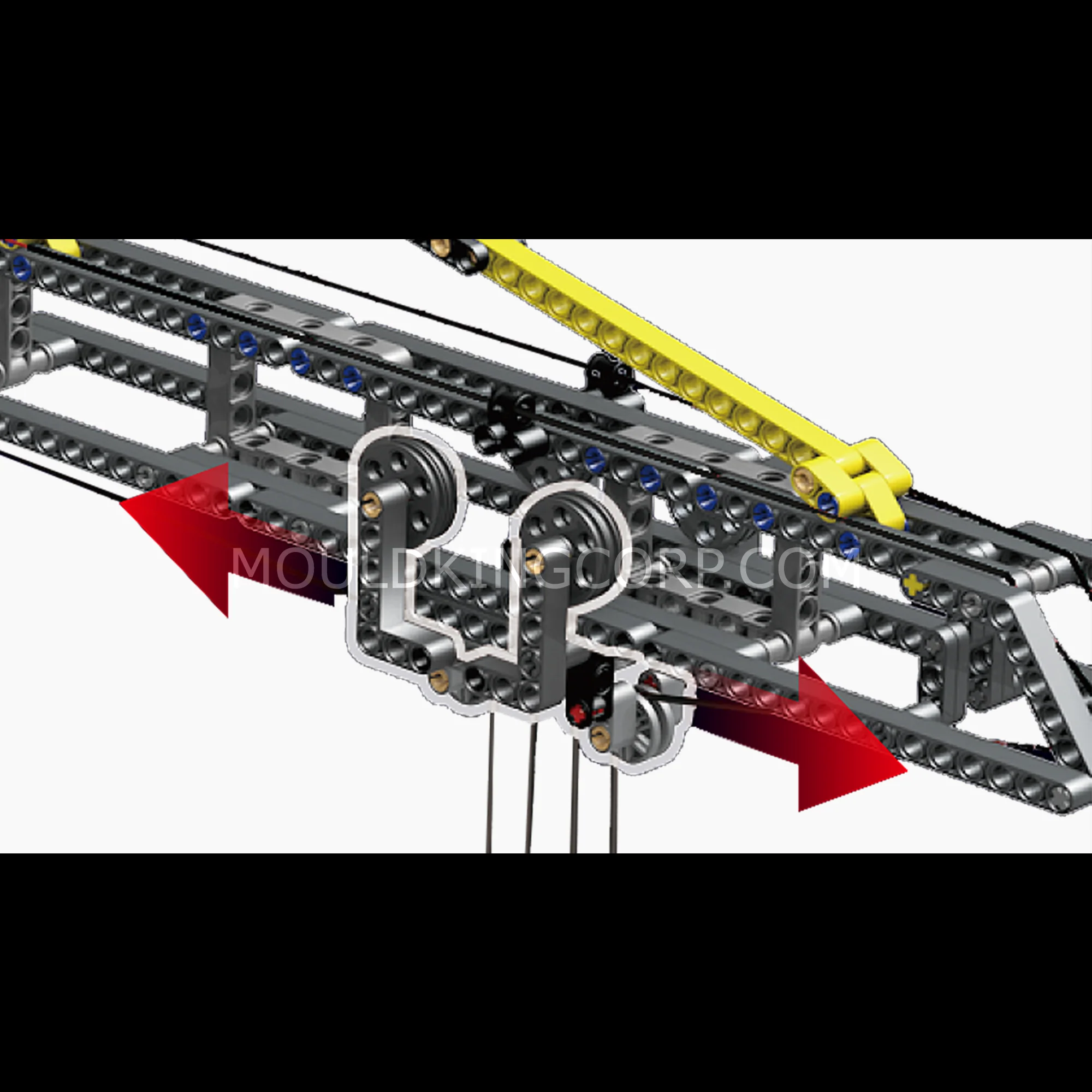 Mould King 17004 Tower Crane Remote Controlled Building Set | 1,797 PCS - Image 3