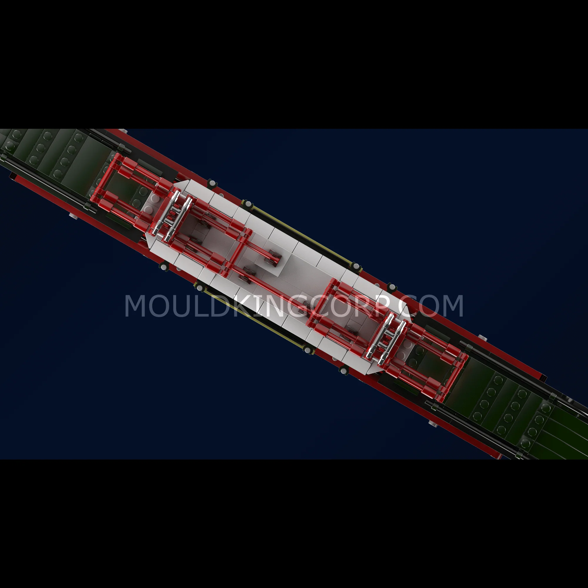 Mould King 12023 OBB 1189.08 Electric Locomotive Building Set | 919 PCS - Image 5