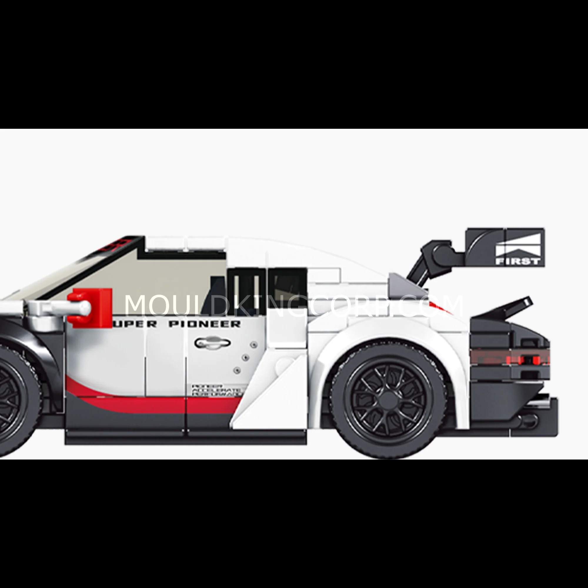 Mould King 27010 Pr 911 Sports Car Model Building Set | 349 PCS - Image 3