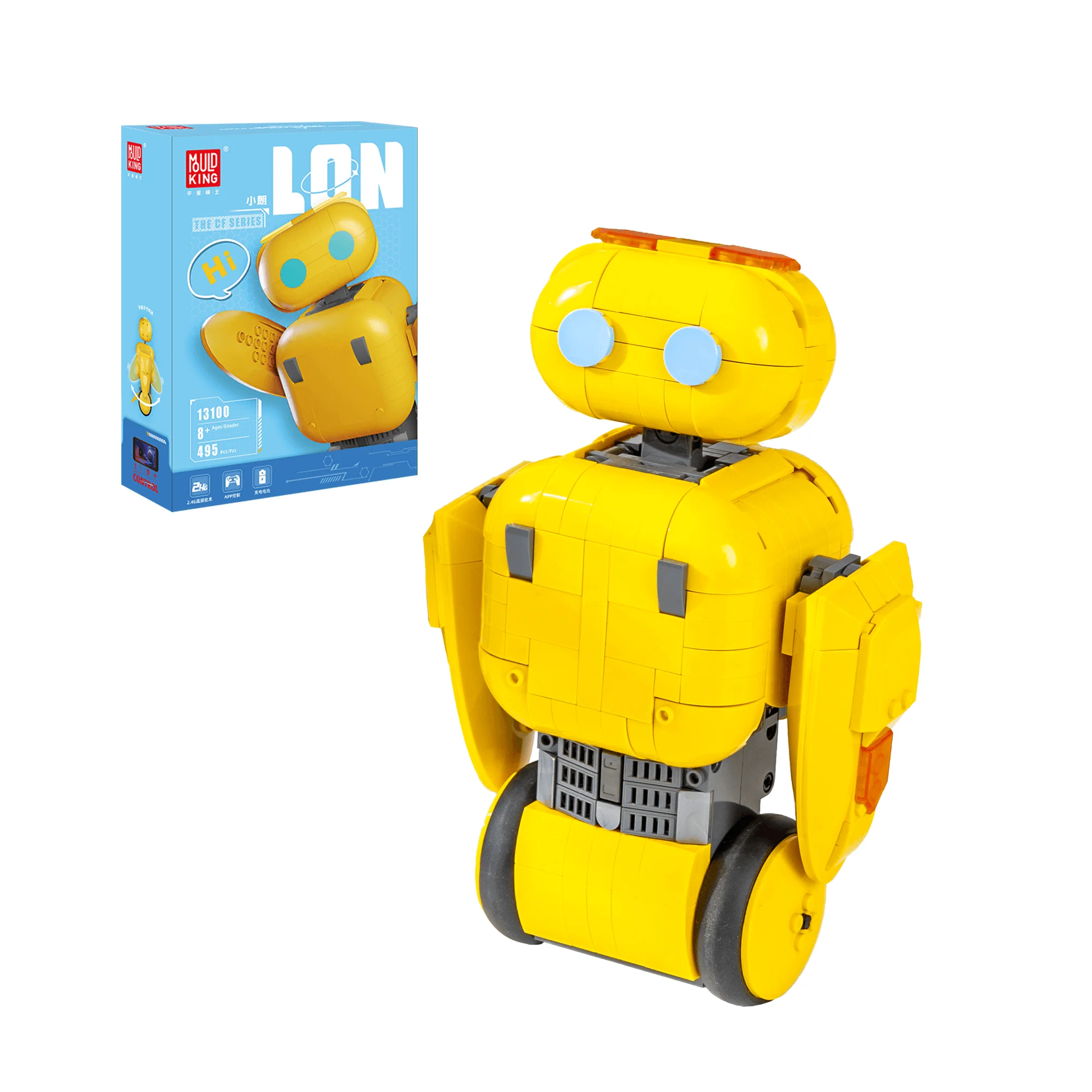 Mould King 13100 STEM Programmable RC Self-Balancing Robot Building Set | 496 PCS