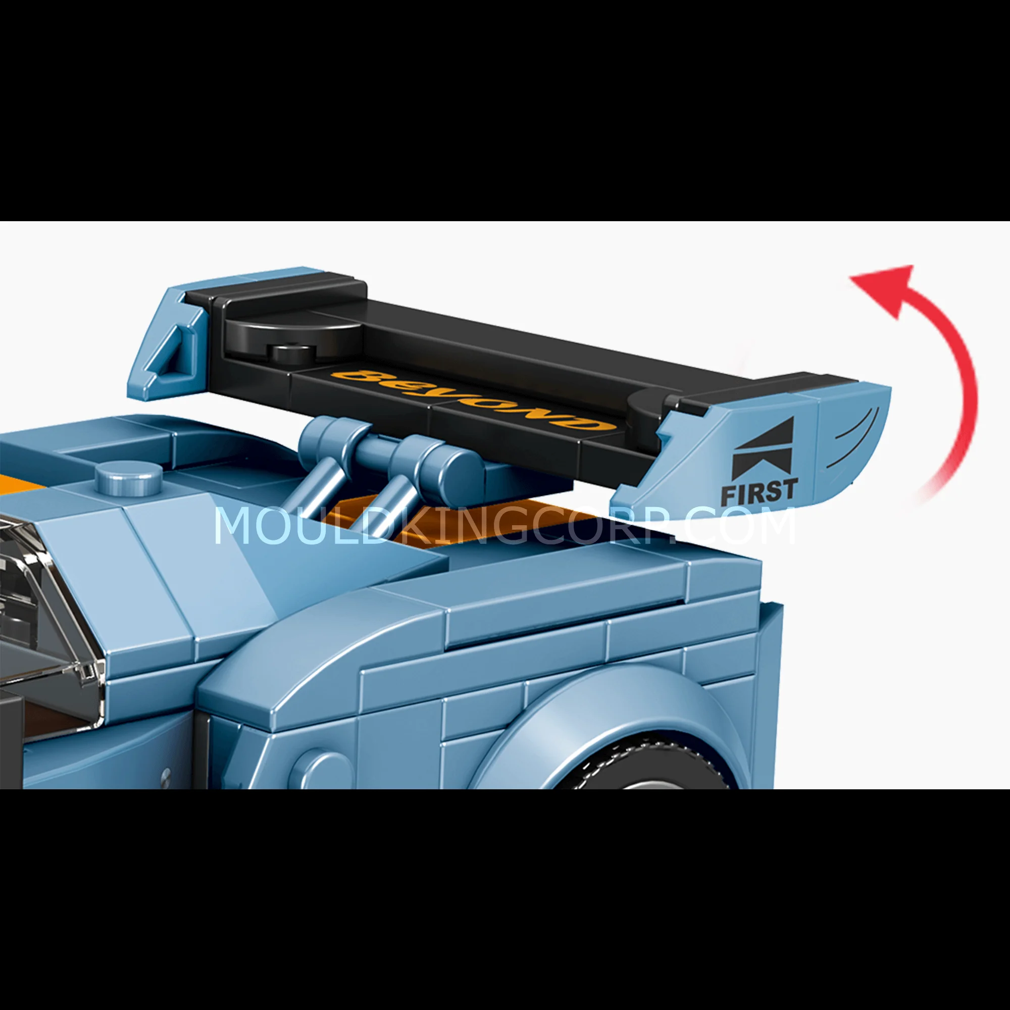 Mould King 27005 The 918 RSR Mini Sports Car Building Set | 330 PCS - Image 3