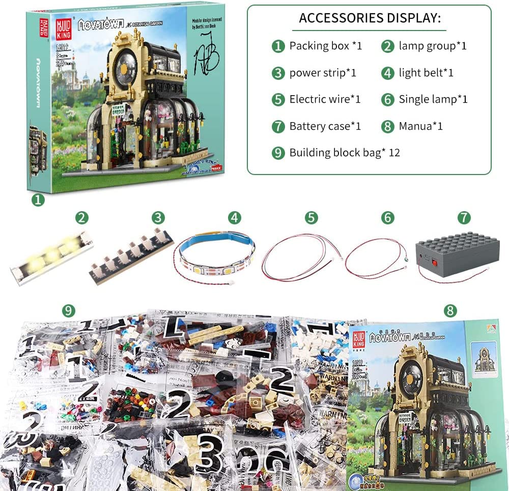 Mould King 16019 The Botanical Garden MOC Block Building Set | 2,147 PCS - Image 5