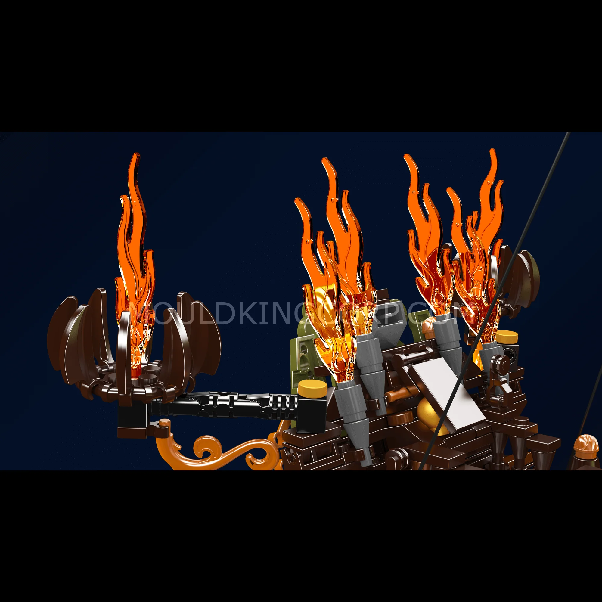 Mould King 13197 The Flying Dutchman Private Ship Model Building Kit | 4,364 PCS - Image 4