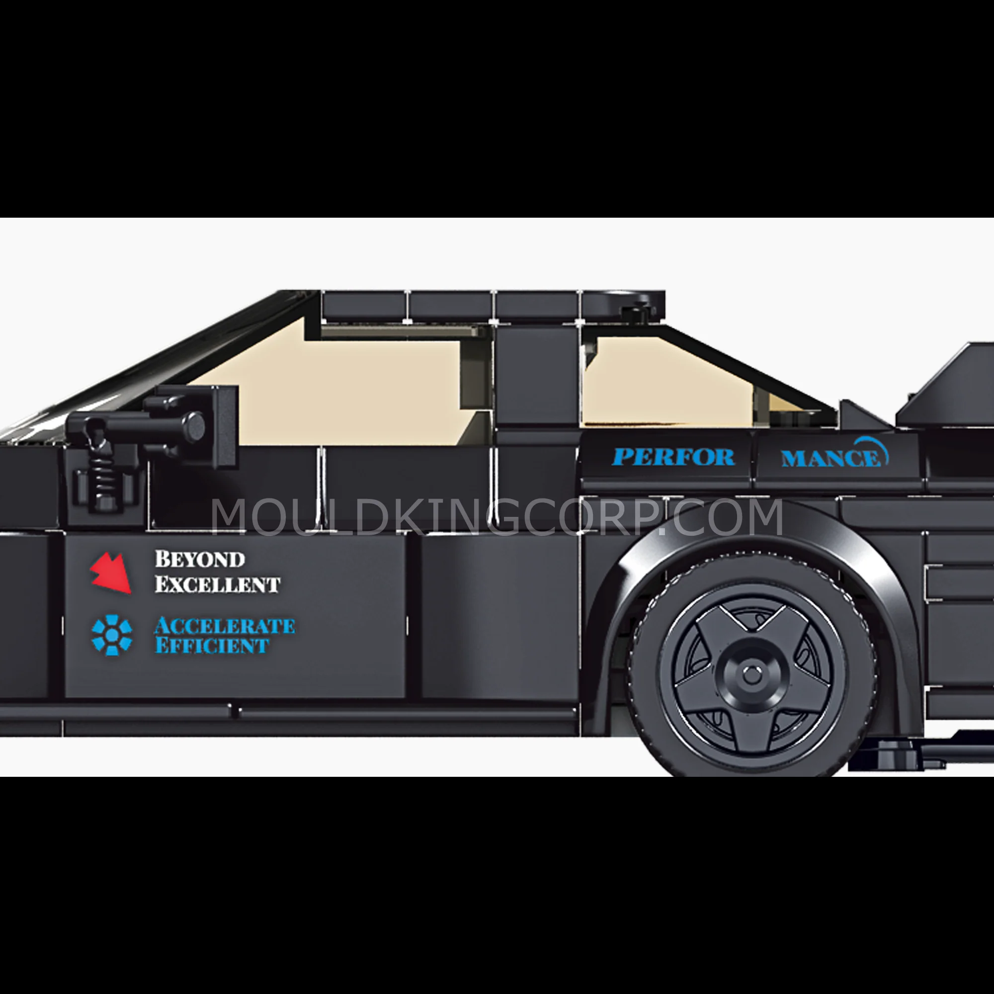 Mould King 27014S The GTR R32 Mini Sports Car Building Set | 389 Pcs - Image 3